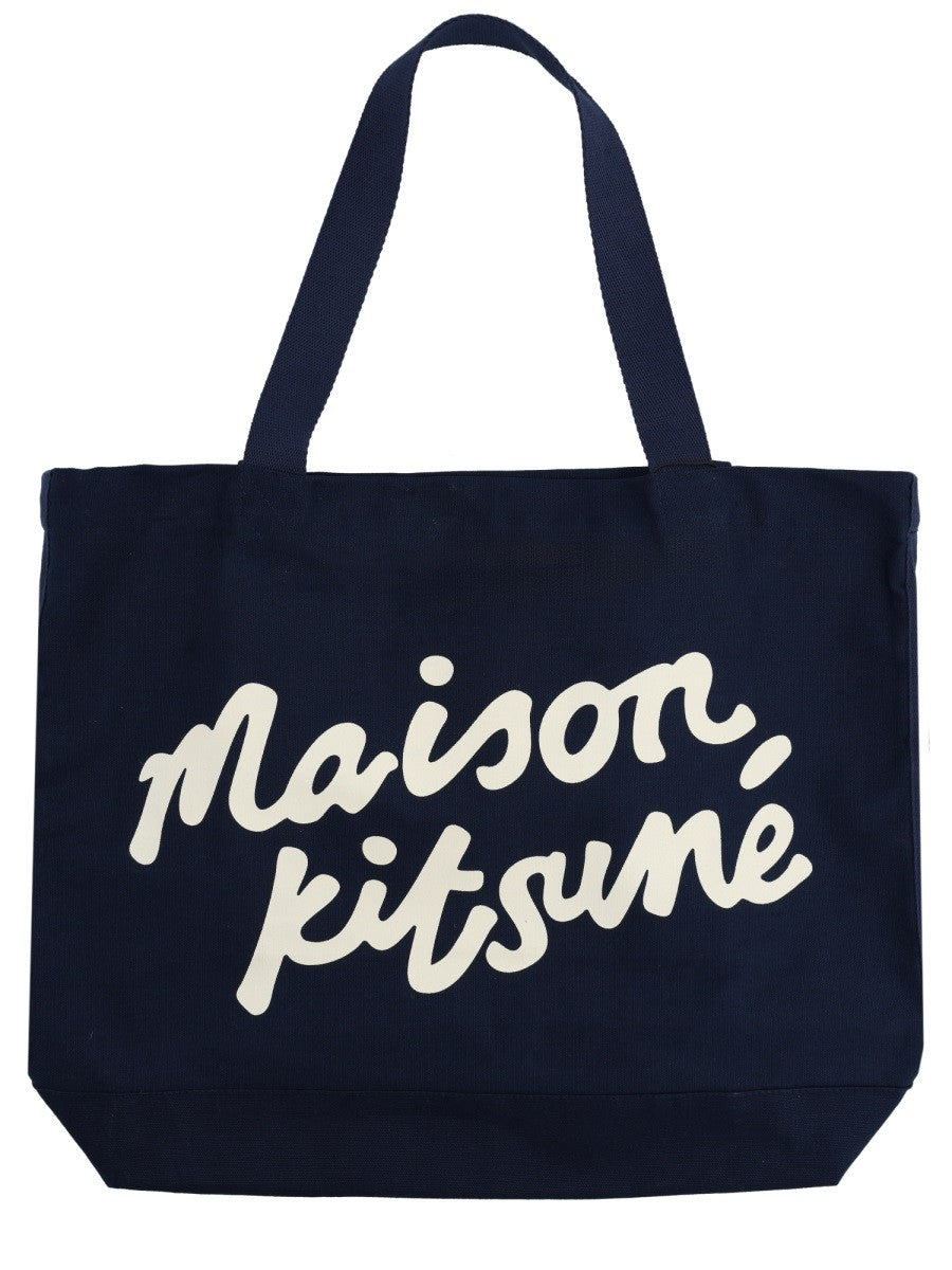 Maison Kitsune - TOTE BAG WITH WRITING tote-bag-with-writing_d525b5ff-0bde-47a4-9bfc-2ee4e8e75066