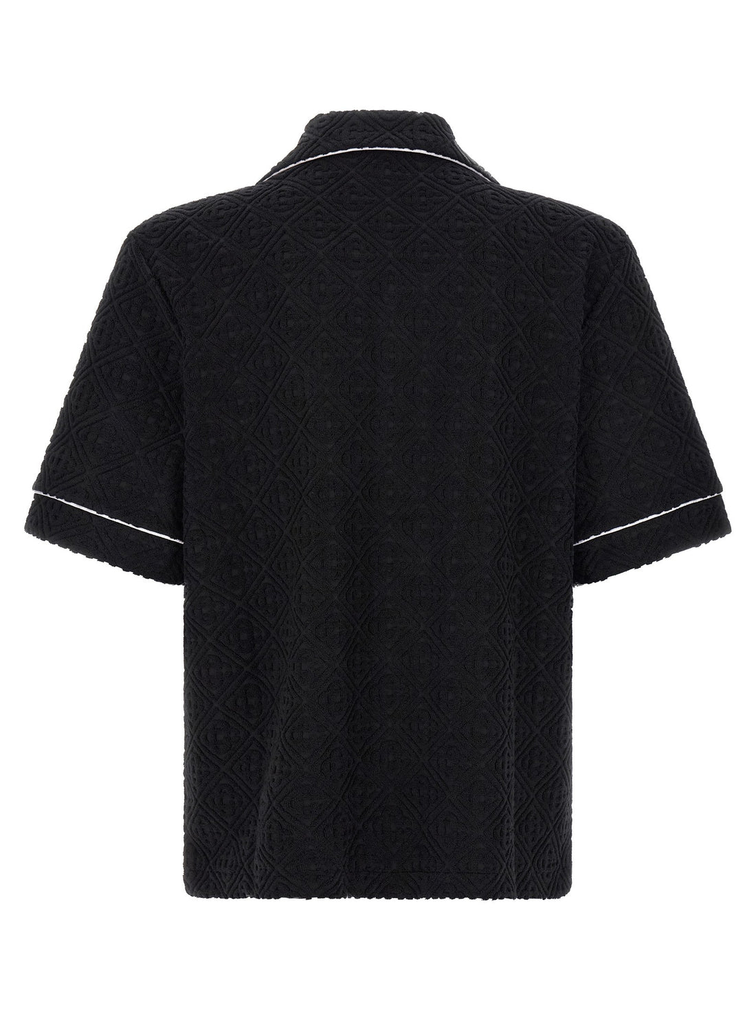CASABLANCA - 'Toweling Monogram' shirt Black
