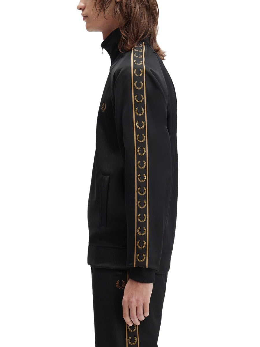 "TRACK" JACKET WITH CONTRASTING WEBBING