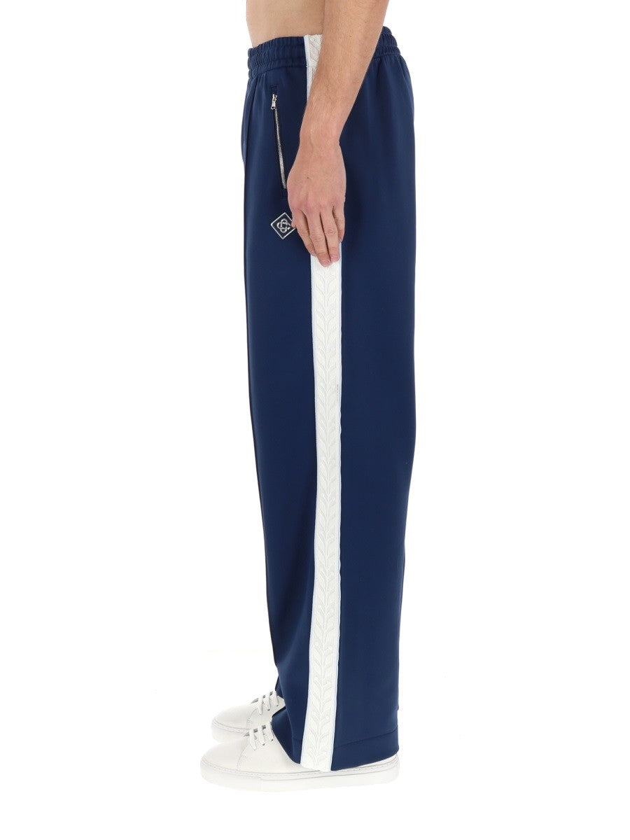 CASABLANCA - TRACK PANTS WITH LOGO