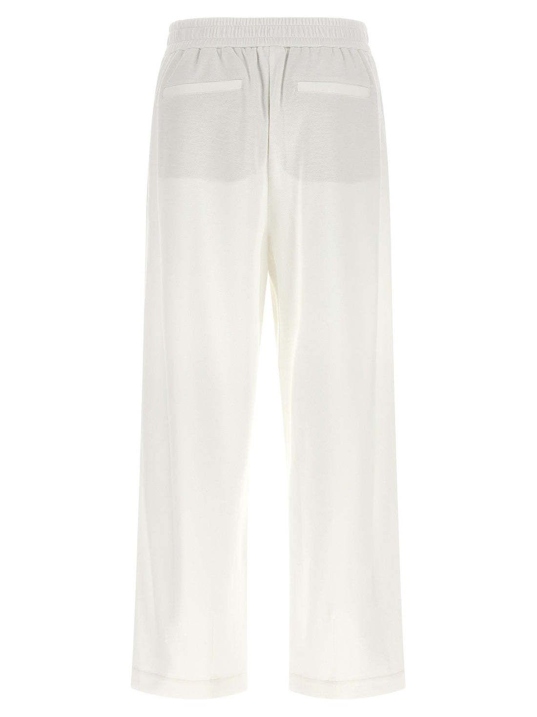 Brunello Cucinelli - 'Track' pants White