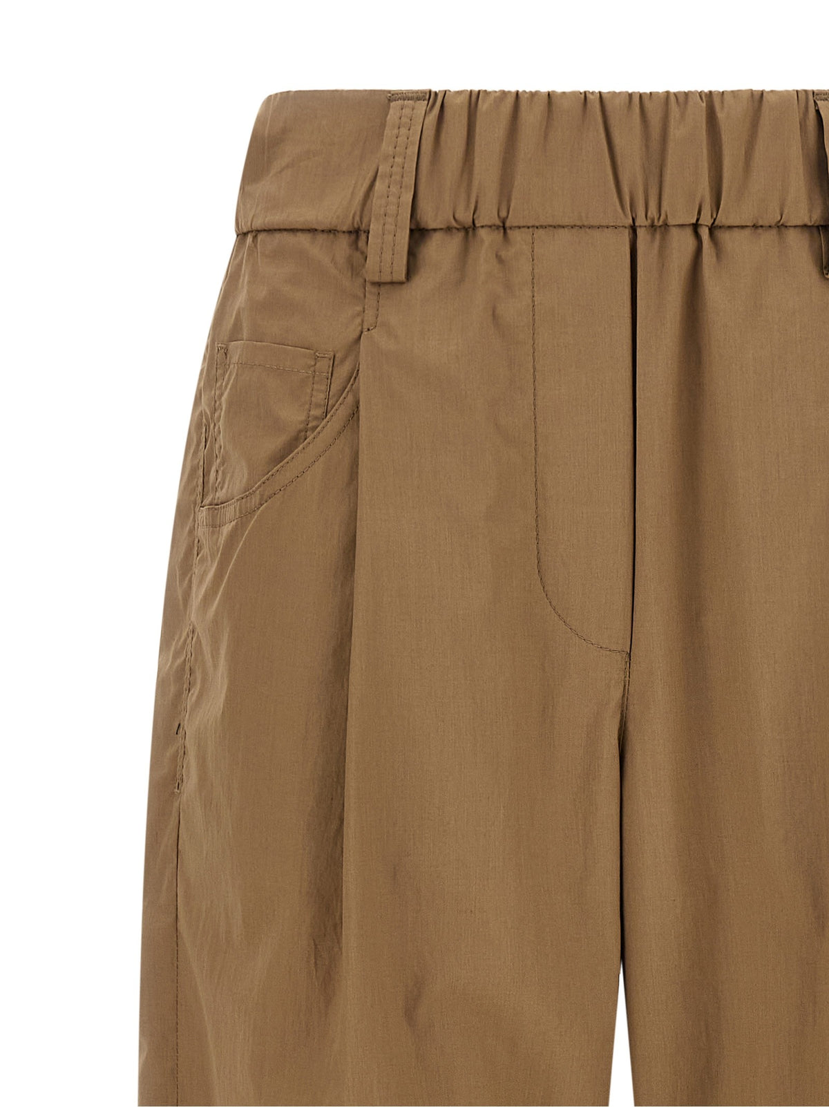 Brunello Cucinelli - 'Track' poplin pants