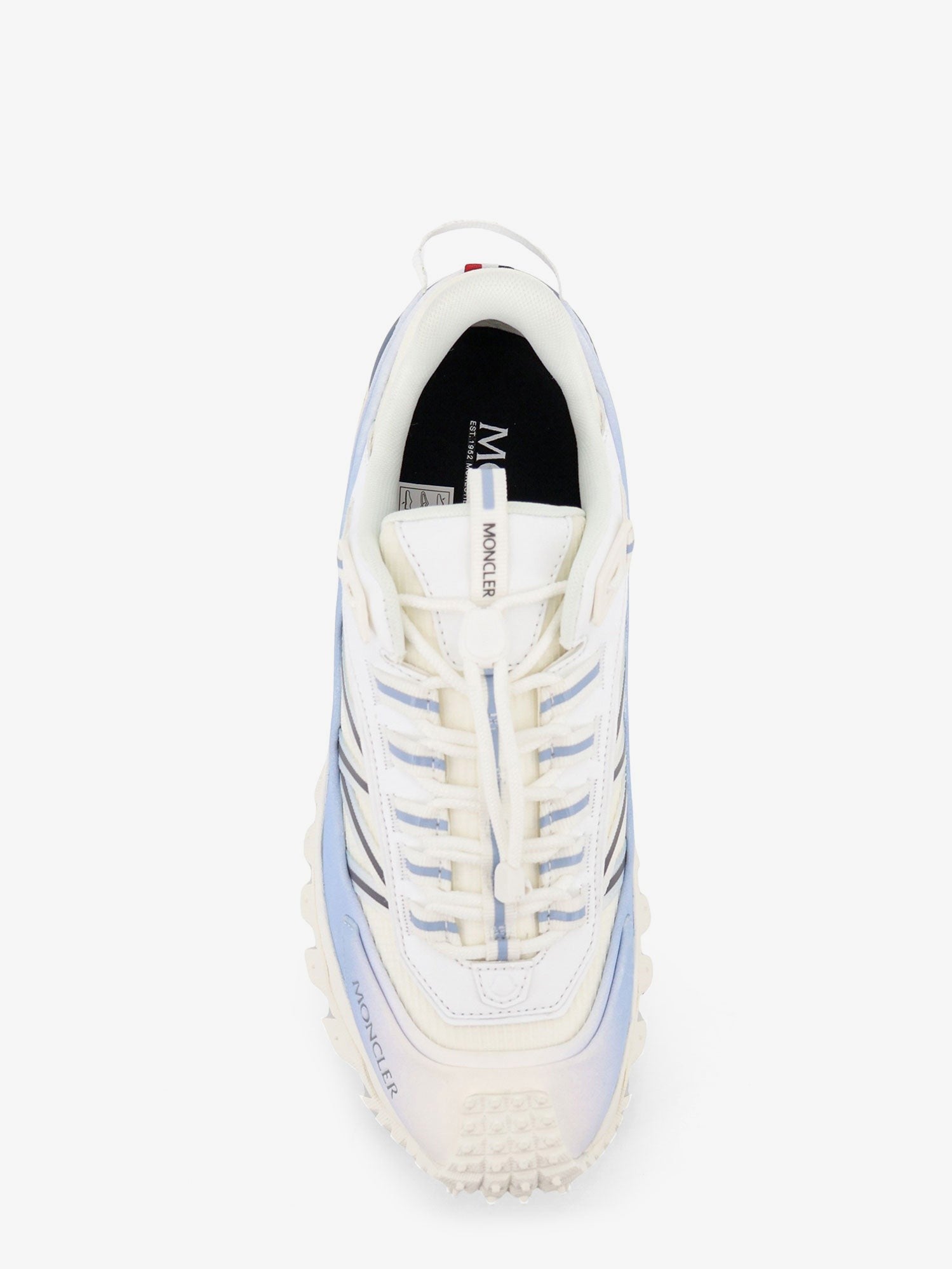 Moncler - Trailgrip sneakers in technical fabric and mesh with side lettering logo