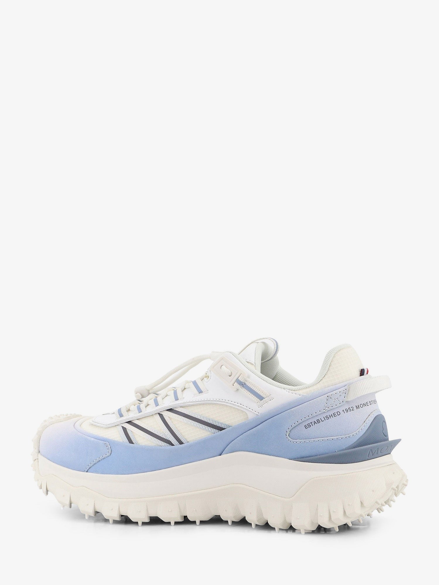 Moncler - Trailgrip sneakers in technical fabric and mesh with side lettering logo