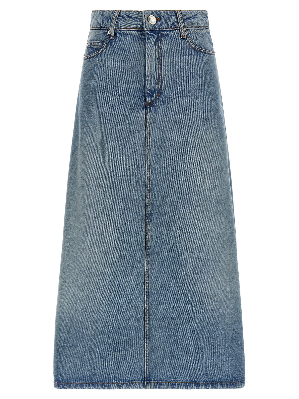 AMI PARIS - Trapeze skirt Blue