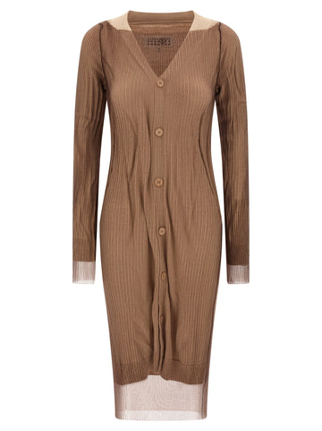 MM6 MAISON MARGIELA - 'Trapped' double layer dress