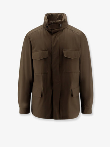 LORO PIANA - Traveller Windmate® Storm System® fabric jacket traveller-windmateR-storm-systemR-fabric-jacket