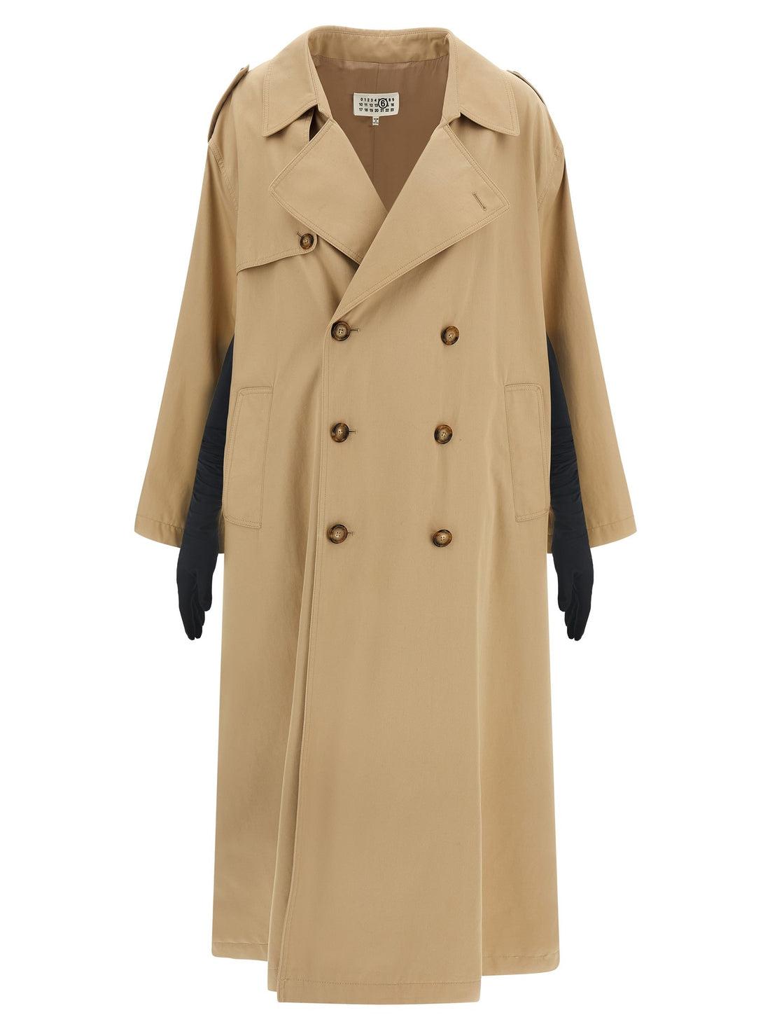 MM6 MAISON MARGIELA - Trench coat with gloves
