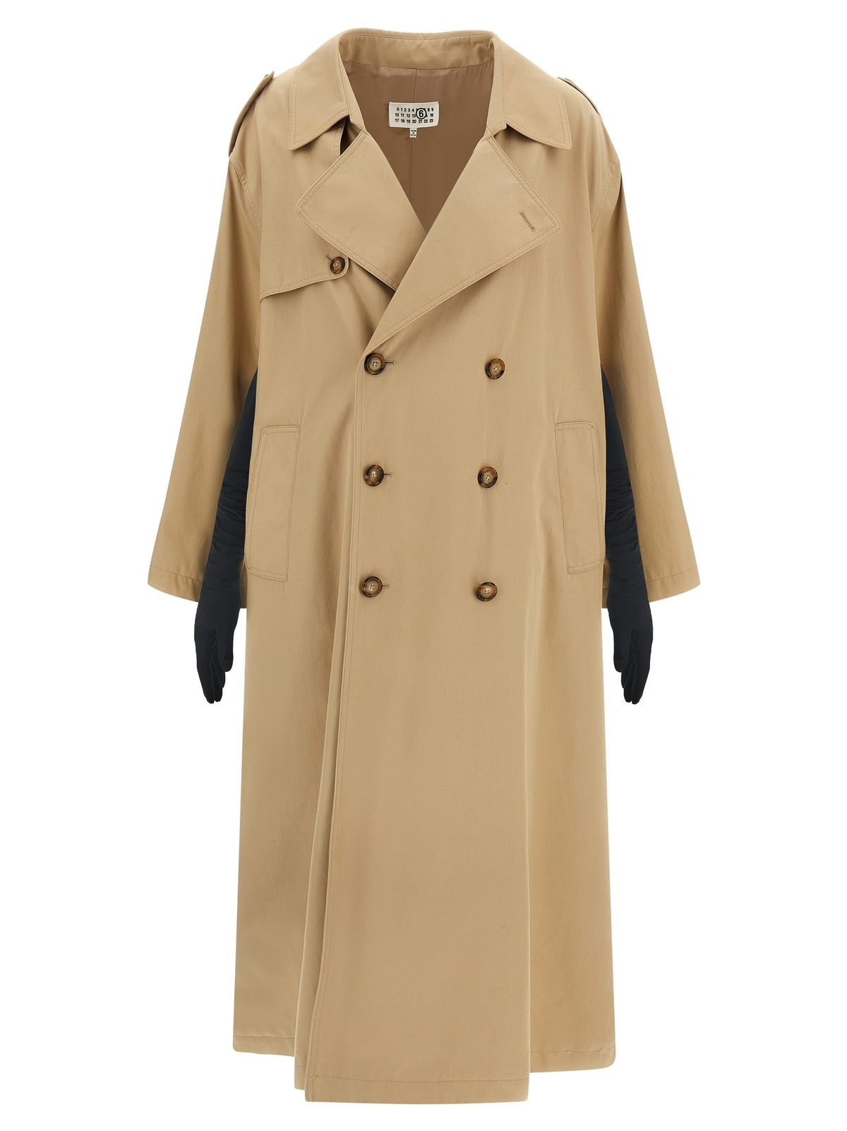 MM6 MAISON MARGIELA - Trench coat with gloves