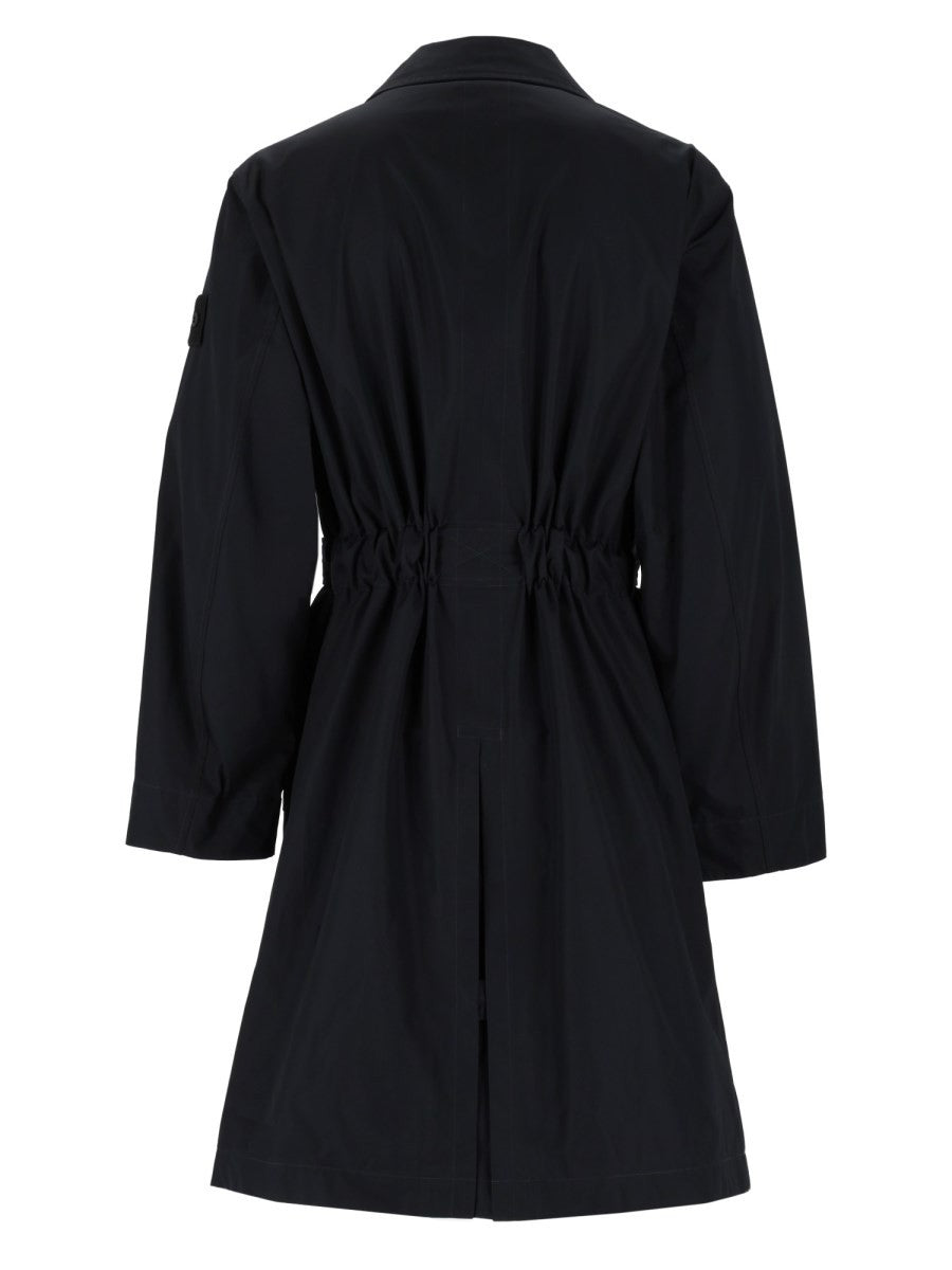 Stone Island - Cotton Trench Coat with Belt trench-con-cintura