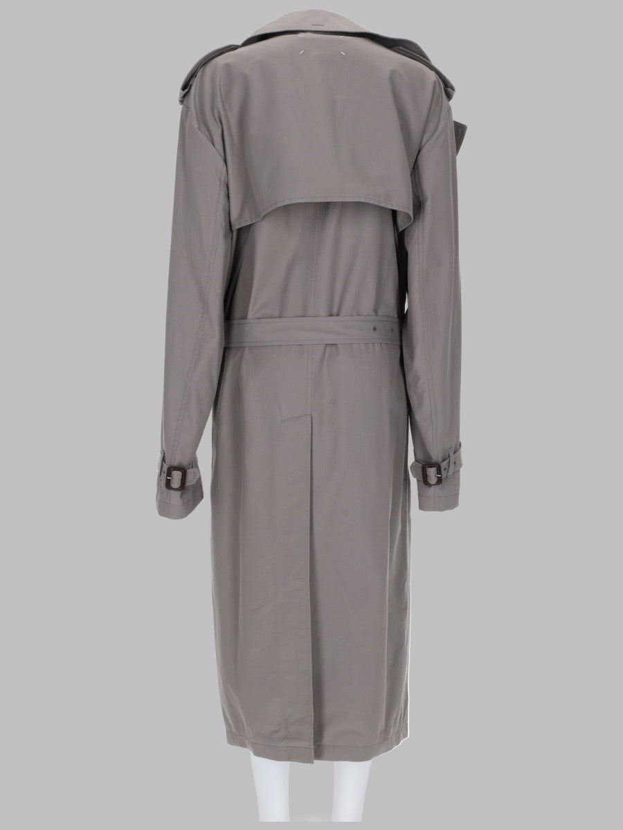 Maison Margiela - TRENCH CON COLLETTO RIPIEGATO
