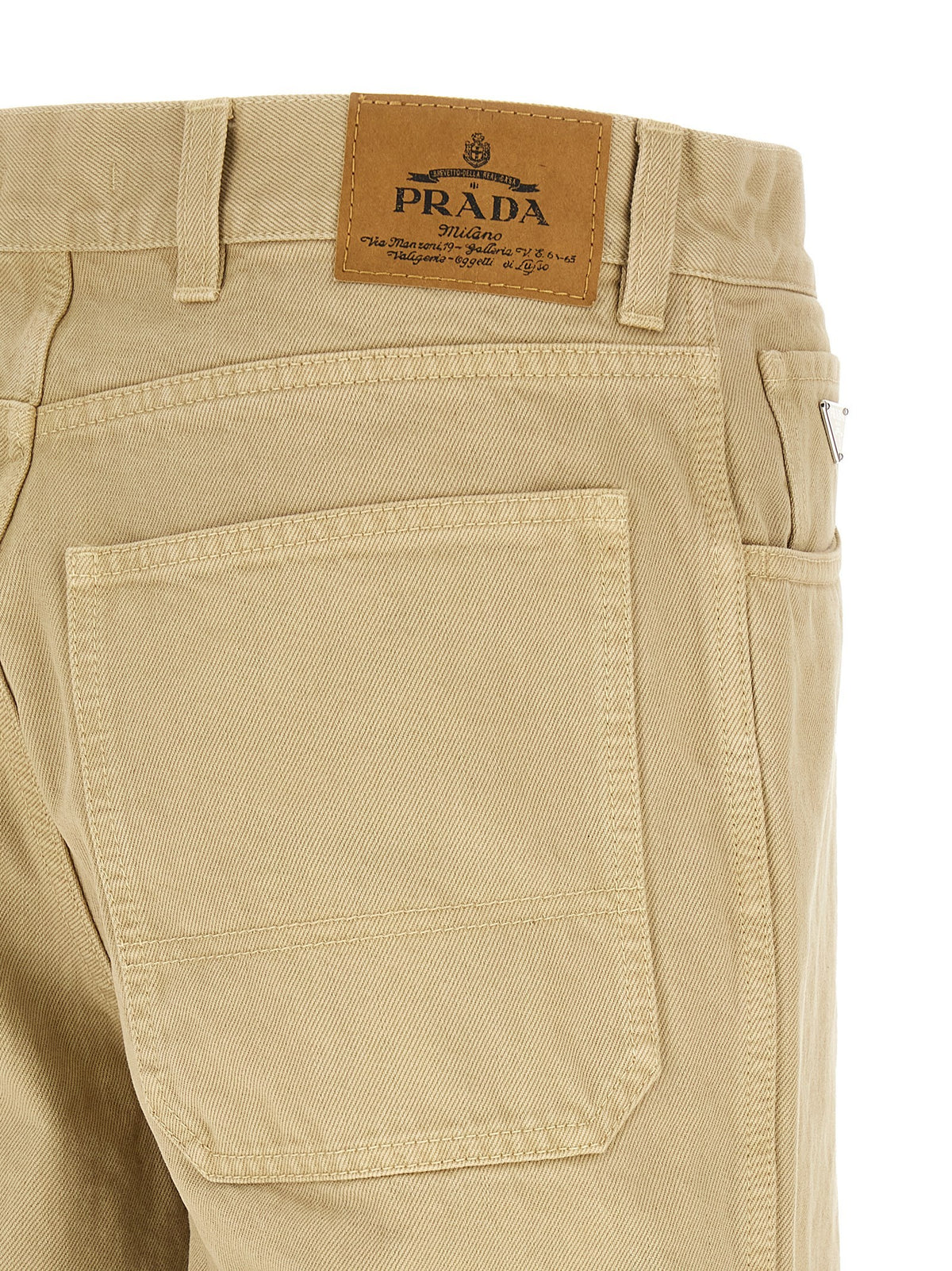 PRADA - Triangle logo jeans