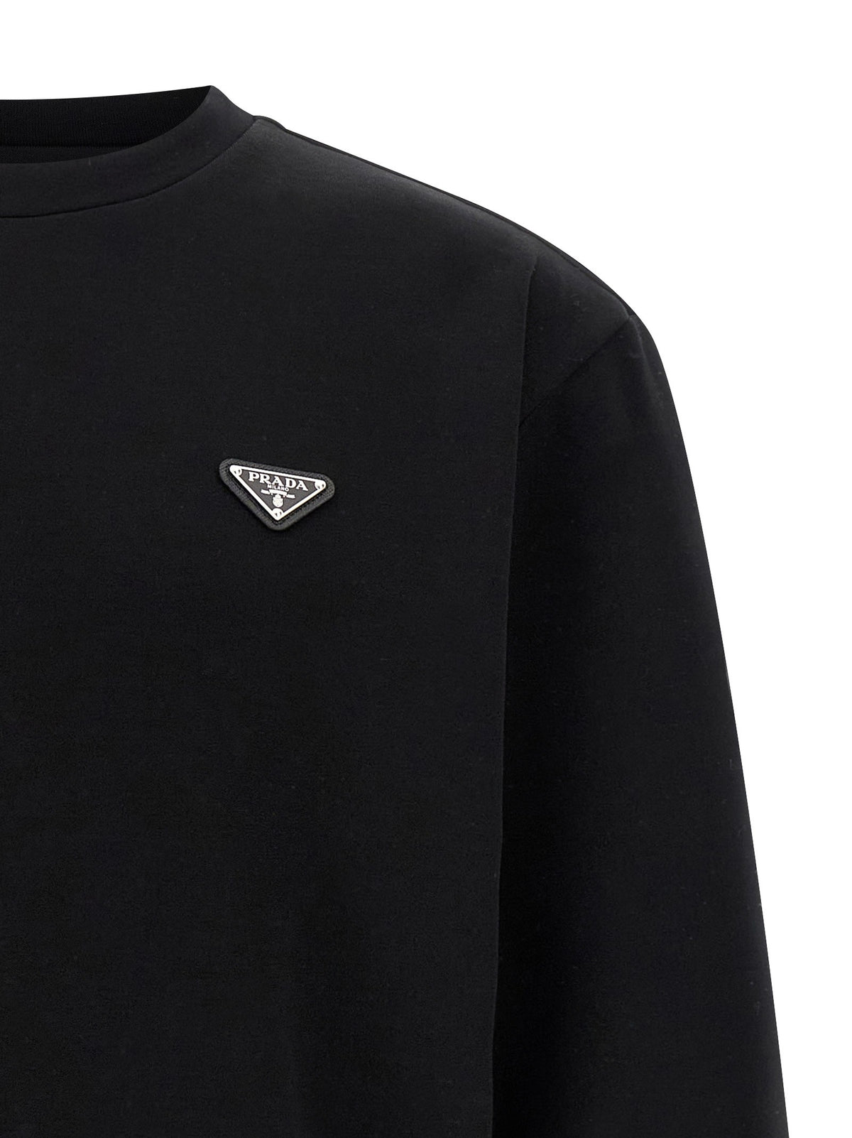 PRADA - Triangle logo sweatshirt