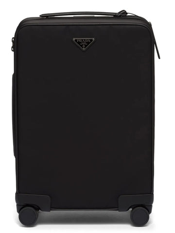 PRADA - Triangle logo trolley Black U