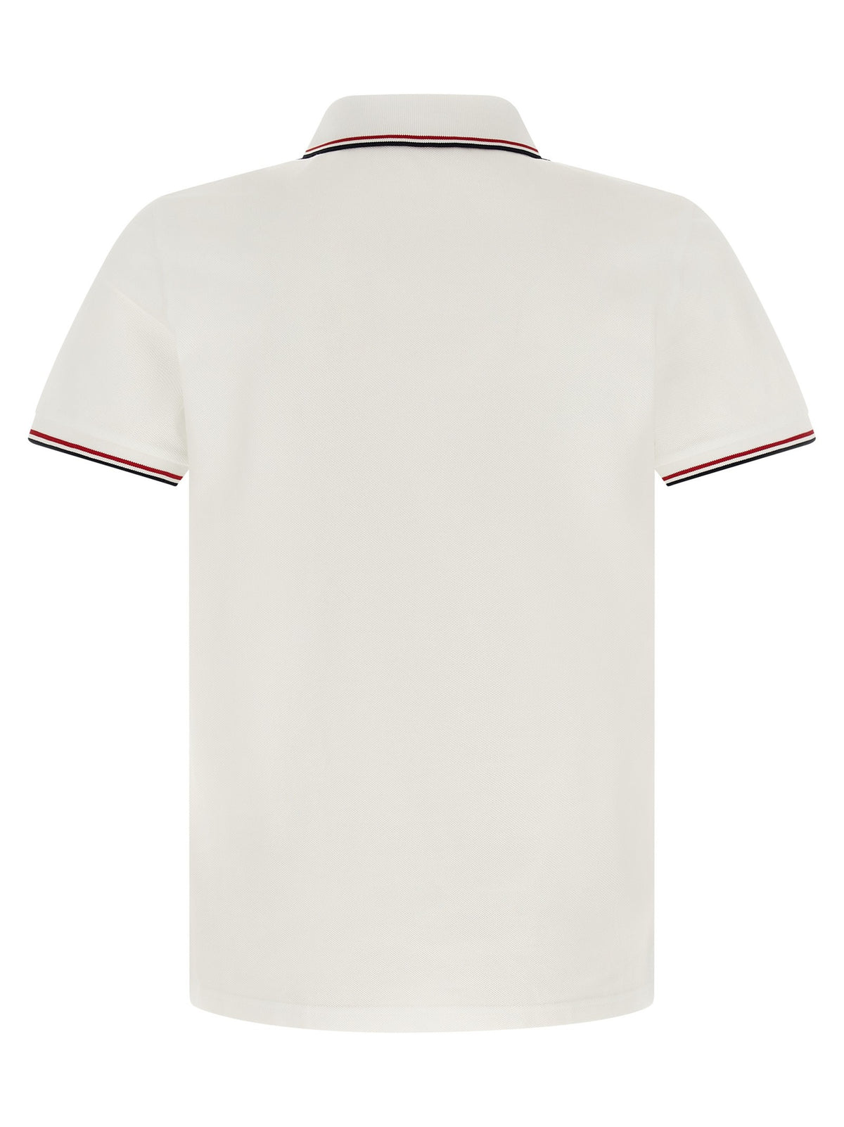 Moncler - Tricolor trim polo shirt