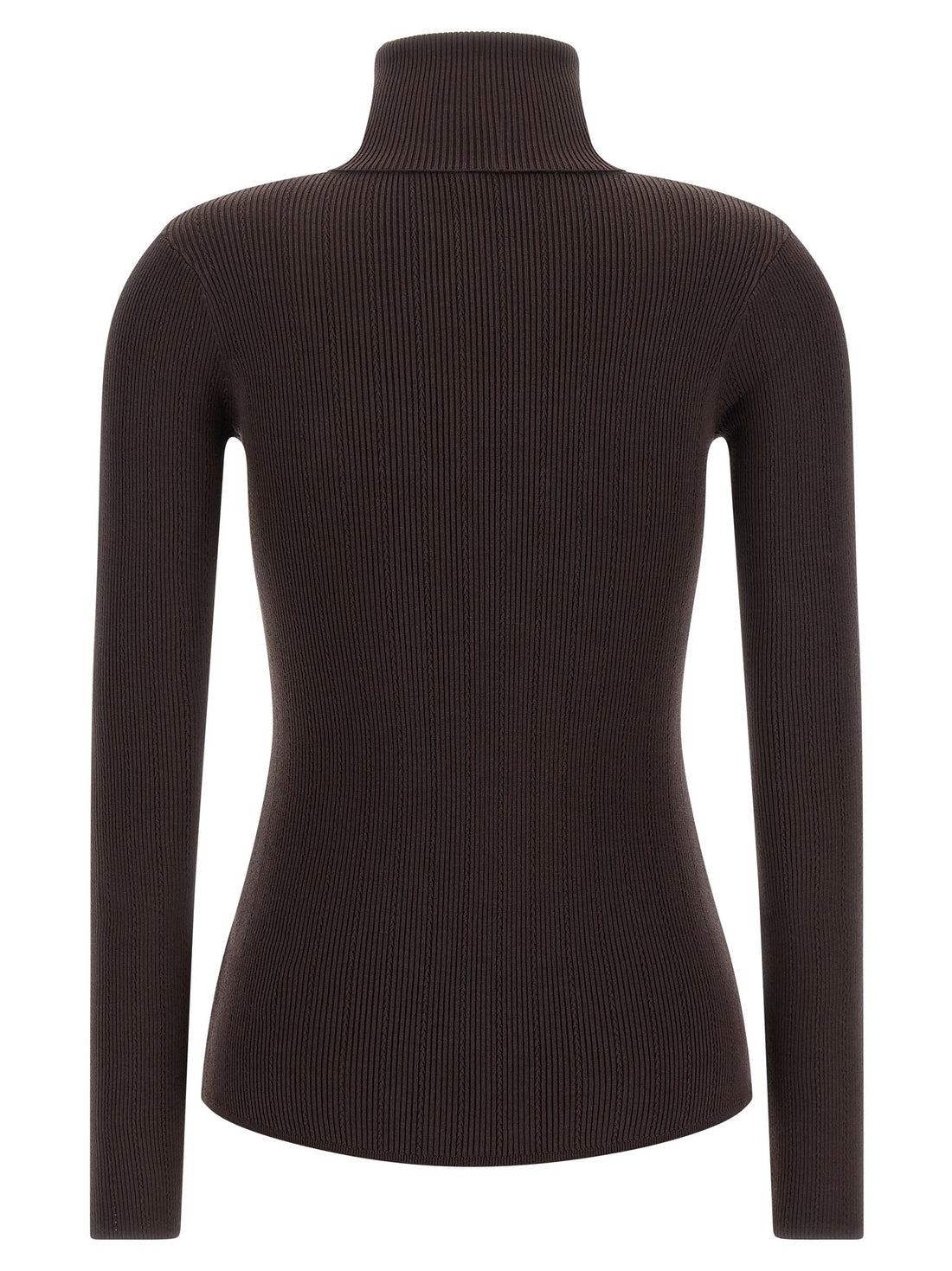 Elisabetta Franchi - Tricot turtleneck Brown