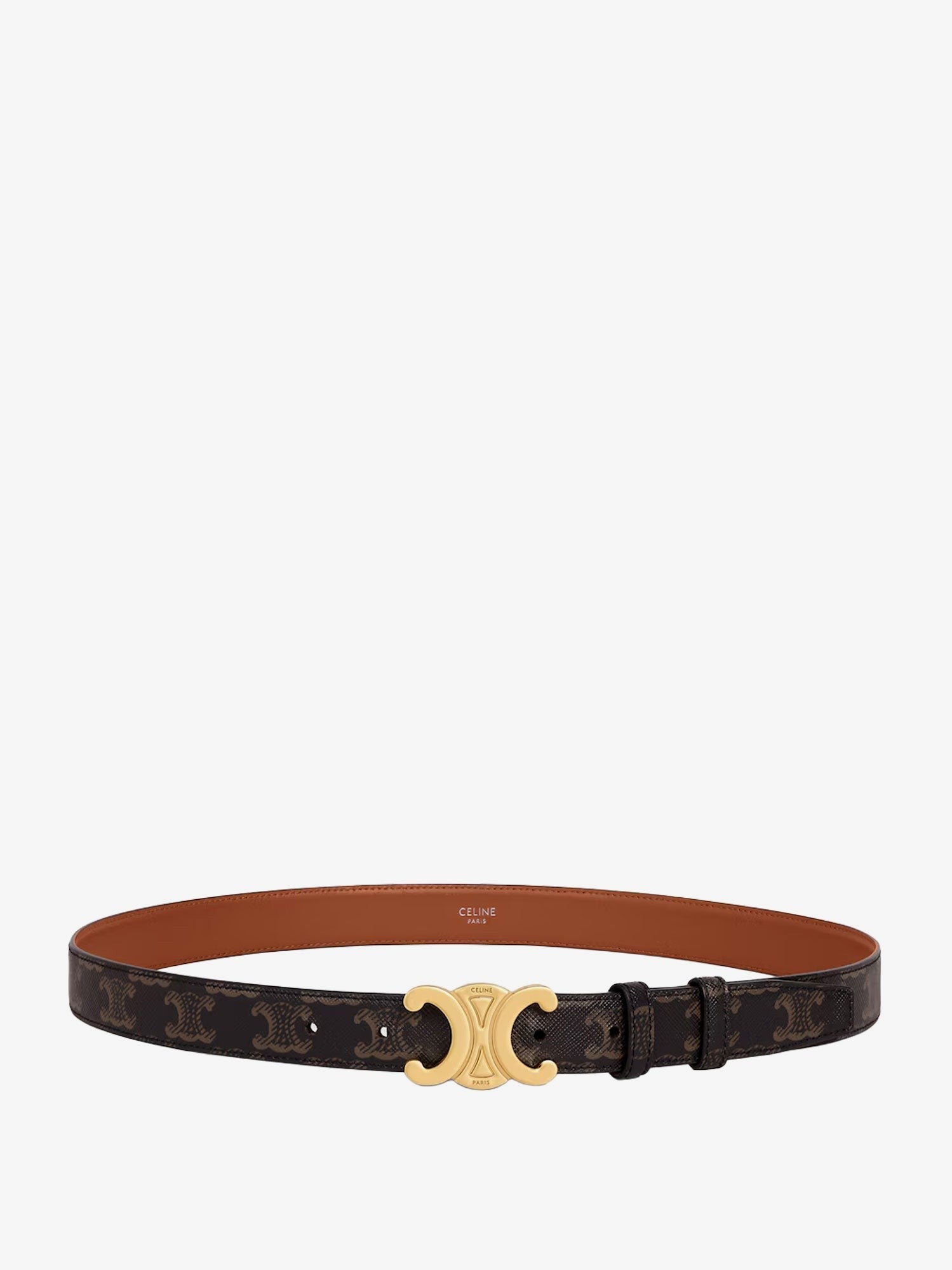 Triomphe coated canvas belt