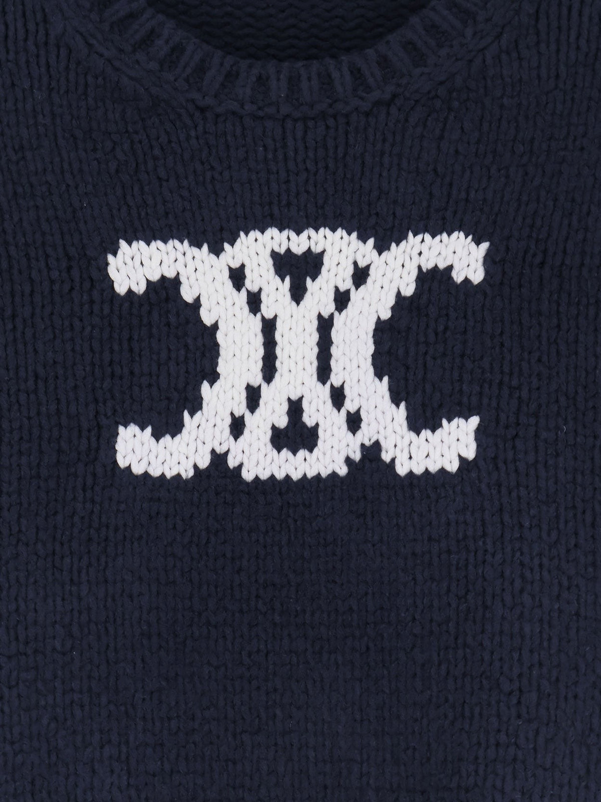 Celine - Triomphe cotton blend sweater