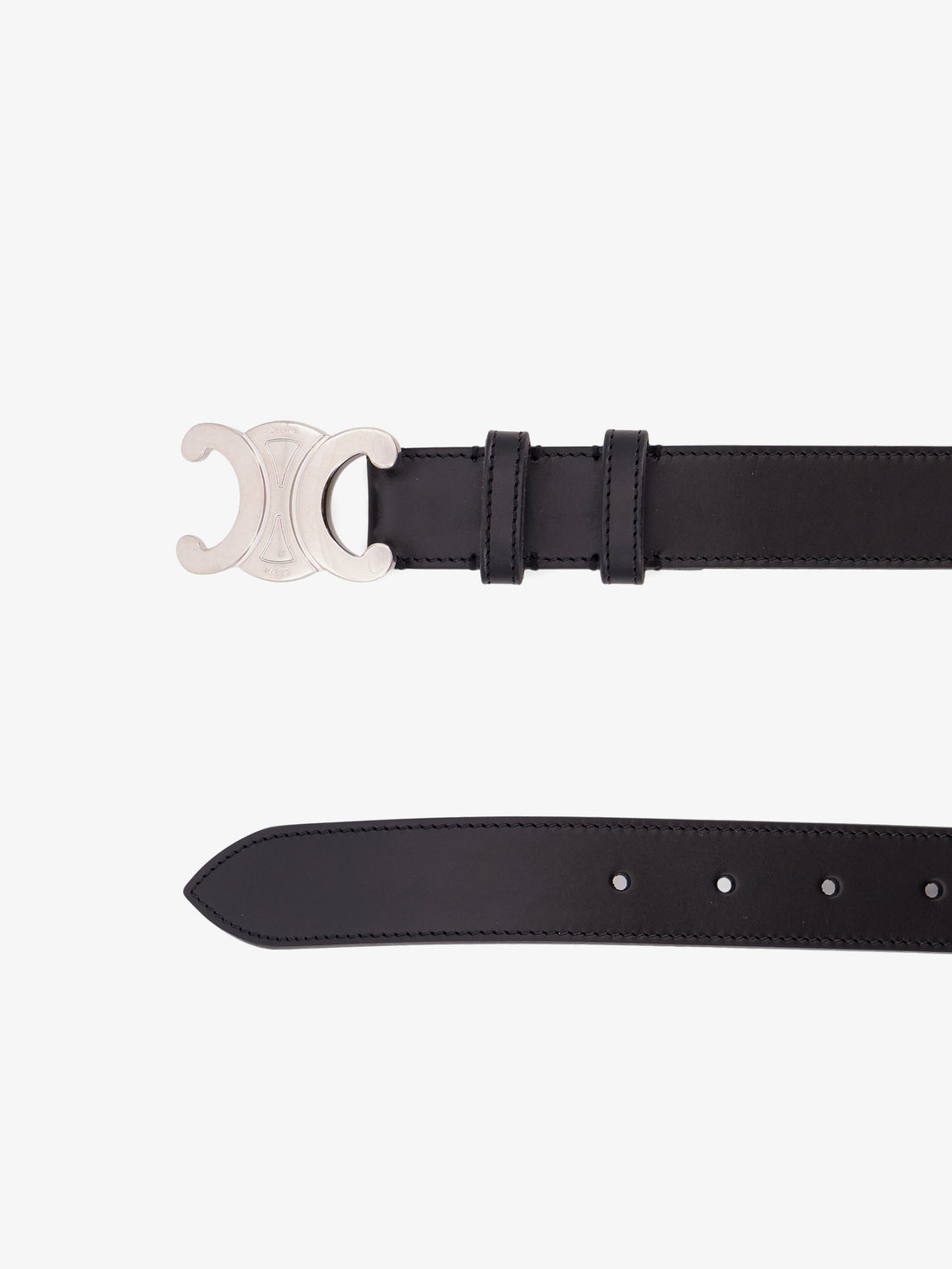 Celine - Triomphe leather belt triomphe-leather-belt