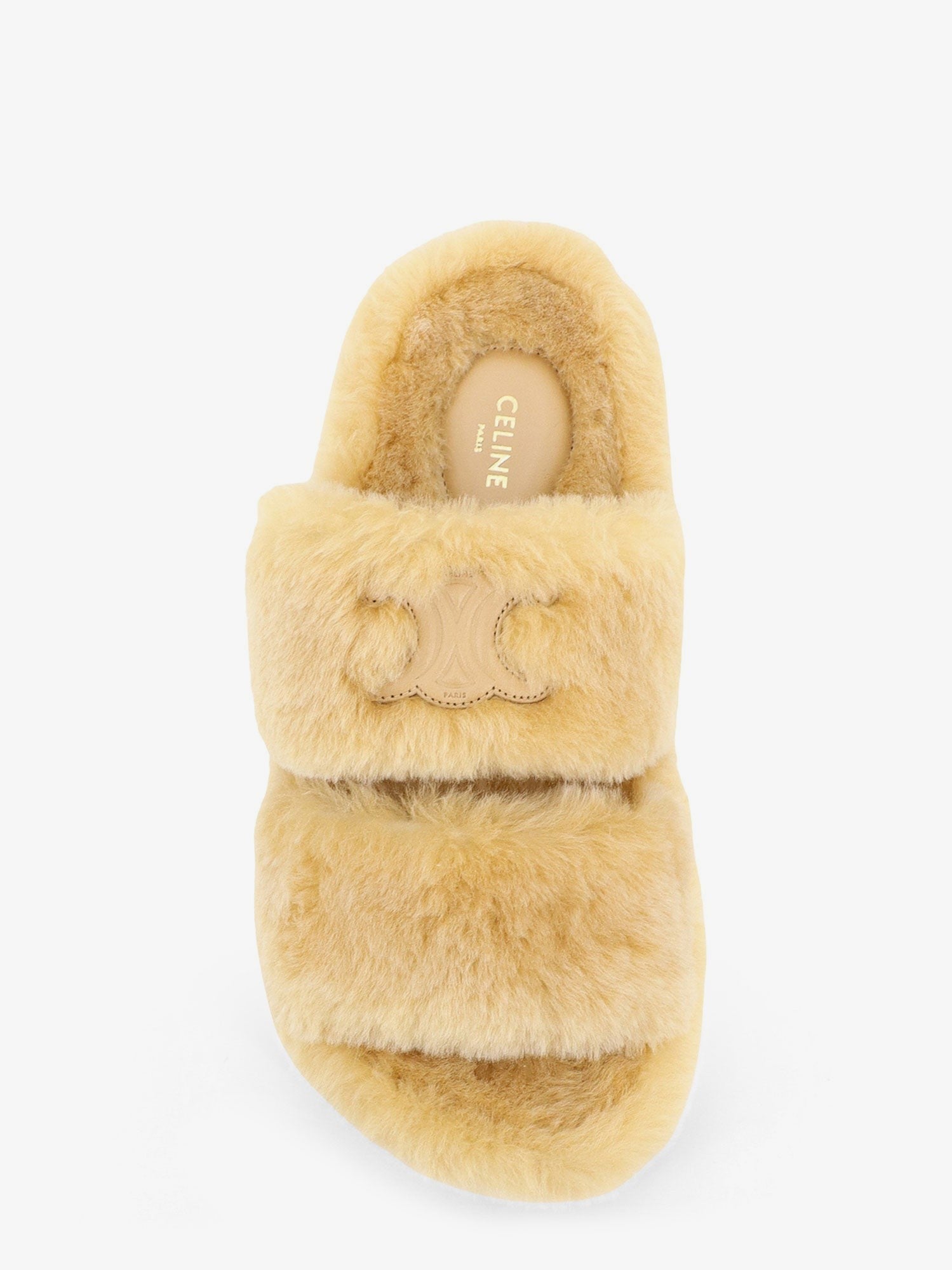 Triomphe Slide 05 shearling sandals