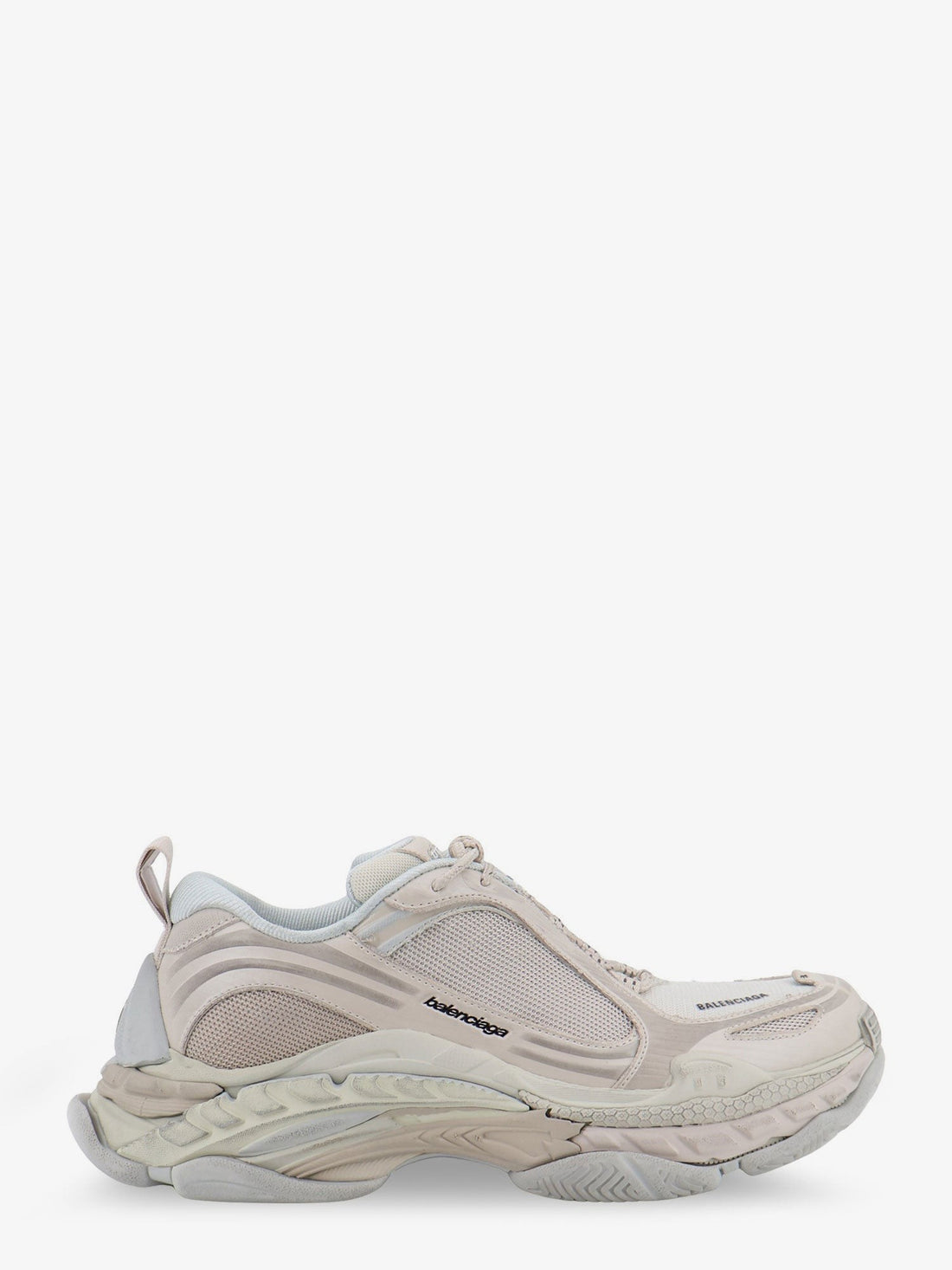 Balenciaga Triple S.2 Gandient mesh and nylon inserts with used-effect