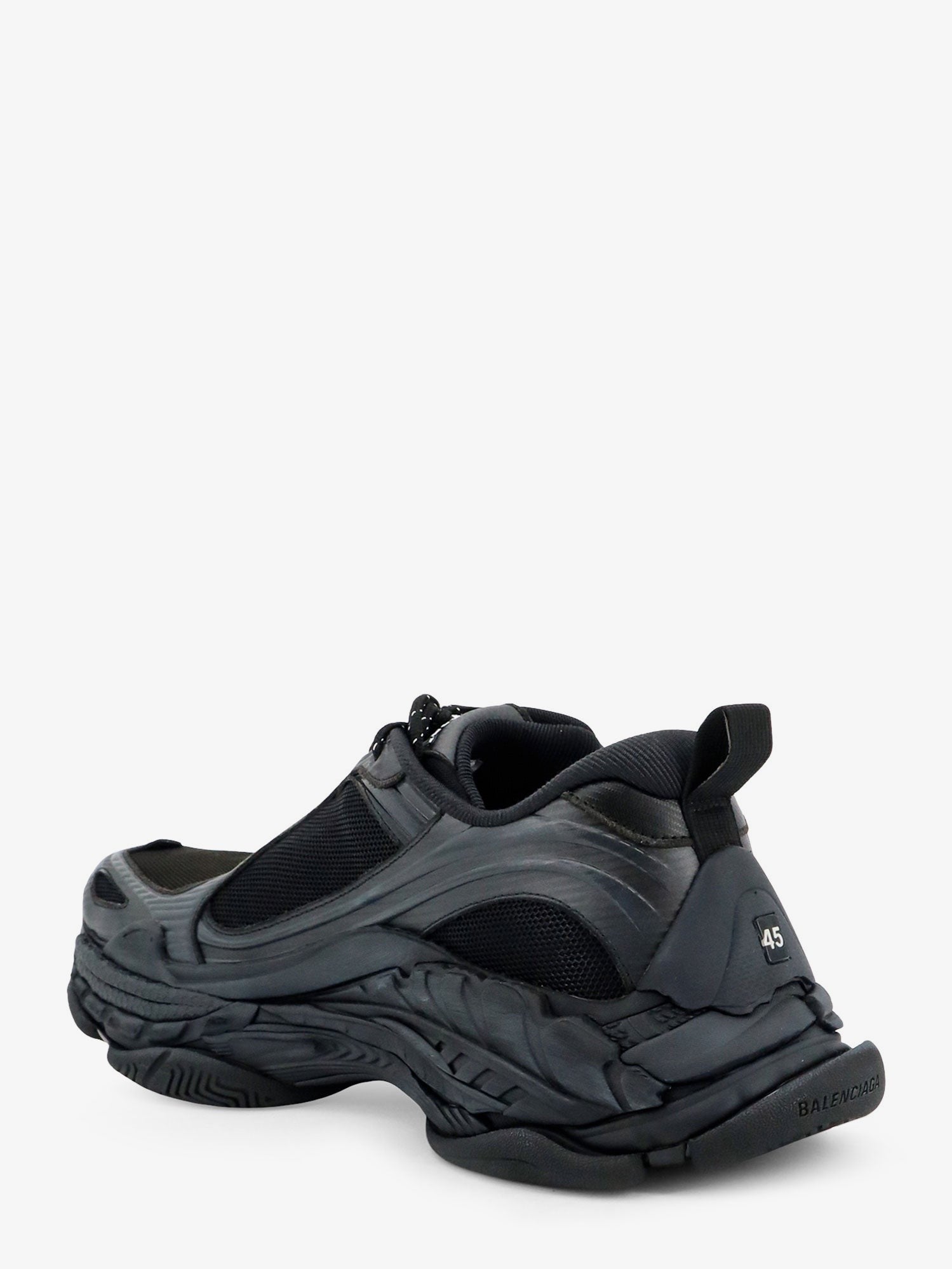 Balenciaga - Triple S.2 Gradient mesh sneakers with used-effect nylon inserts