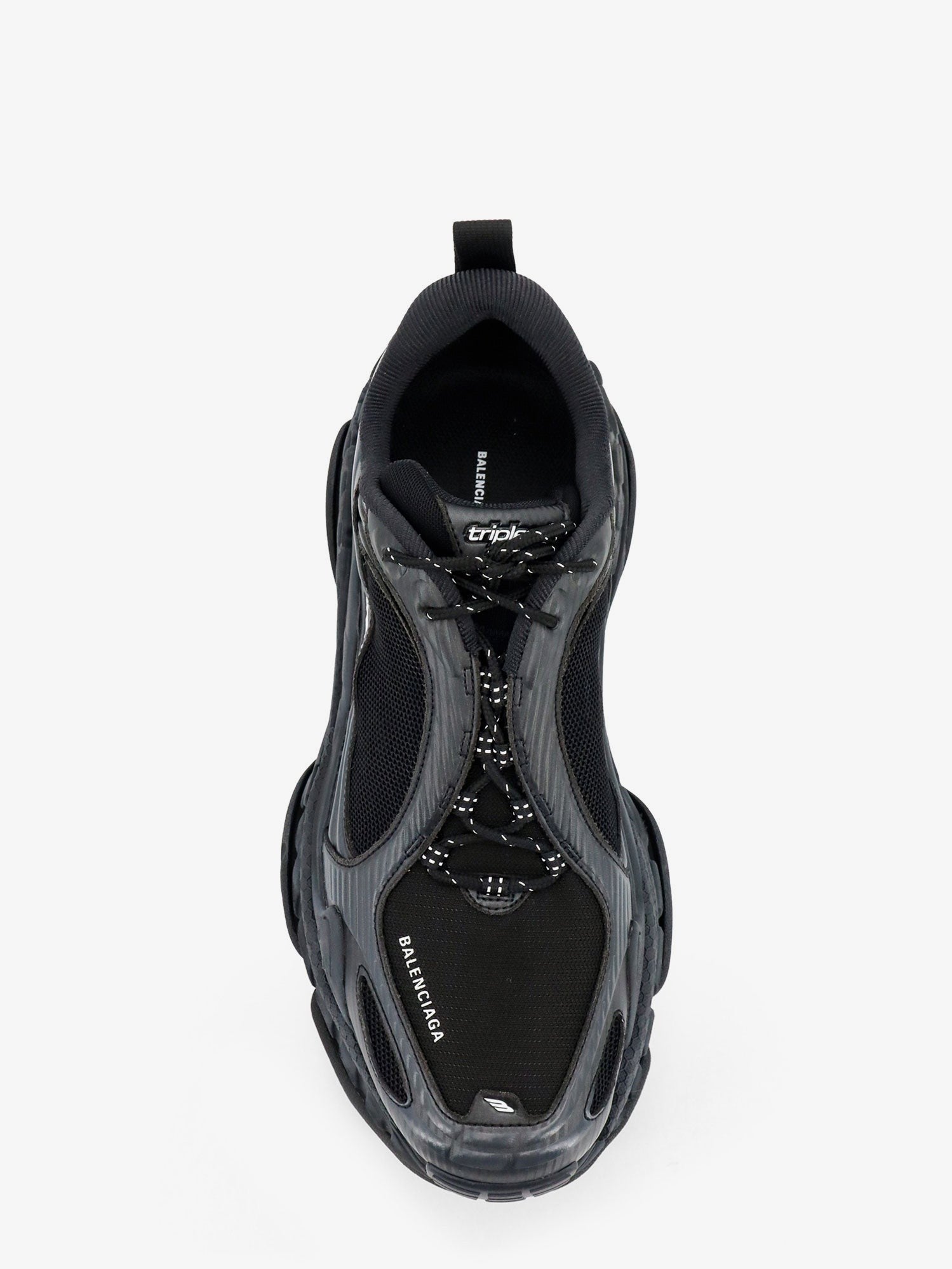 Balenciaga - Triple S.2 Gradient mesh sneakers with used-effect nylon inserts