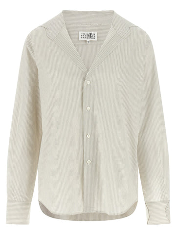 MM6 MAISON MARGIELA - Trompe l'oeil collar shirt trompe-l-oeil-collar-shirt_1319d42a-d4cc-404f-b7f3-6273f70487fa