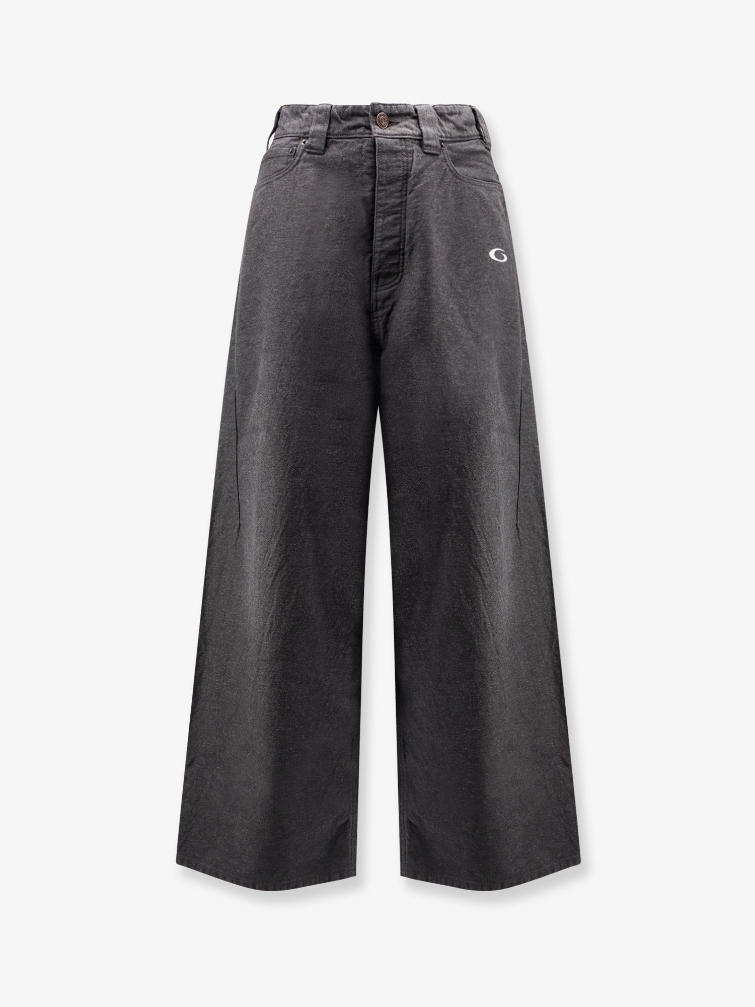 Trompe L'oeil denim trousers