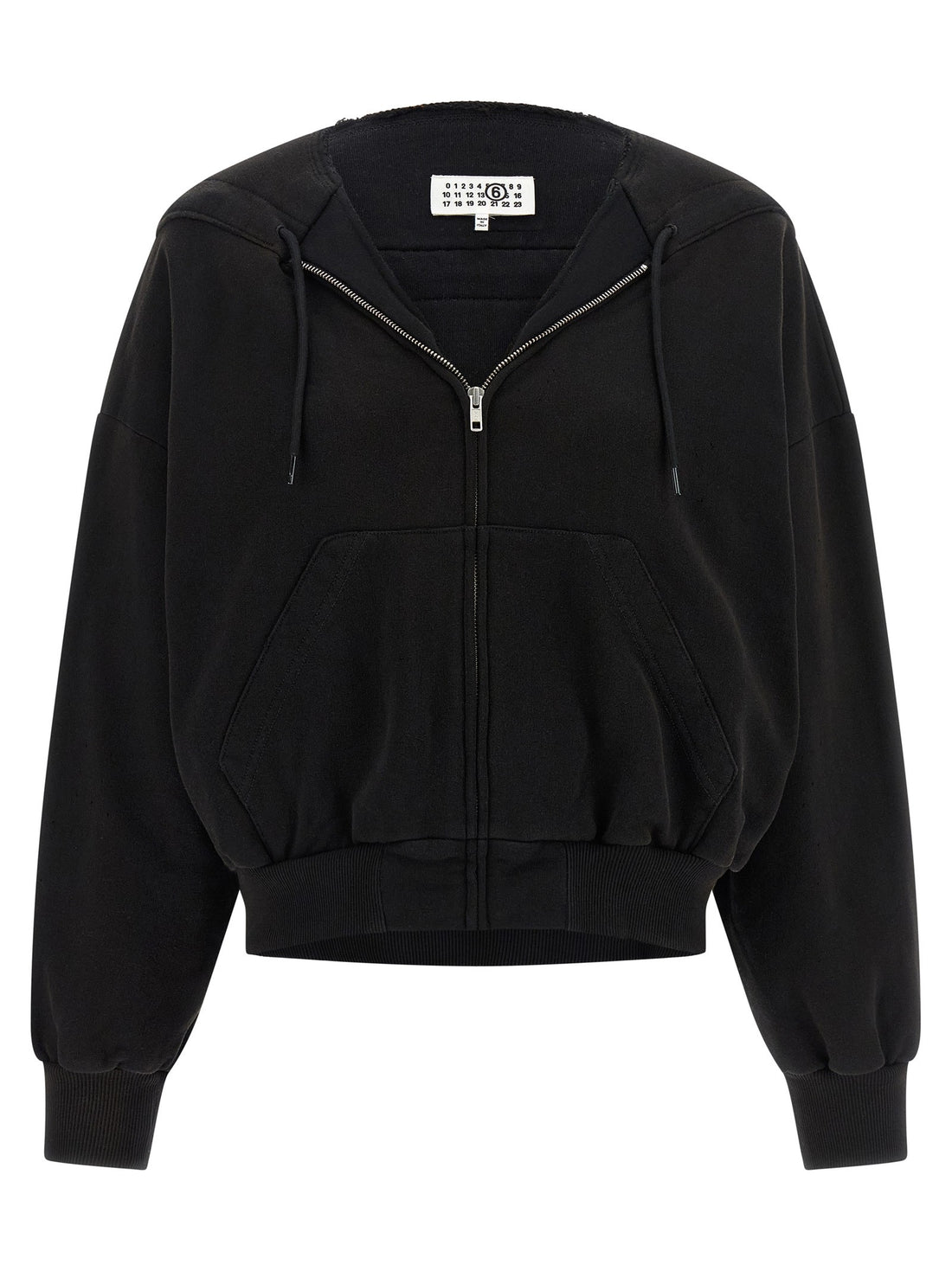 MM6 MAISON MARGIELA - Trompe l'oeil hoodie Black