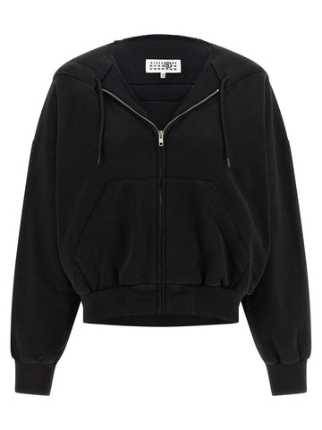 MM6 MAISON MARGIELA - Trompe l'oeil hoodie