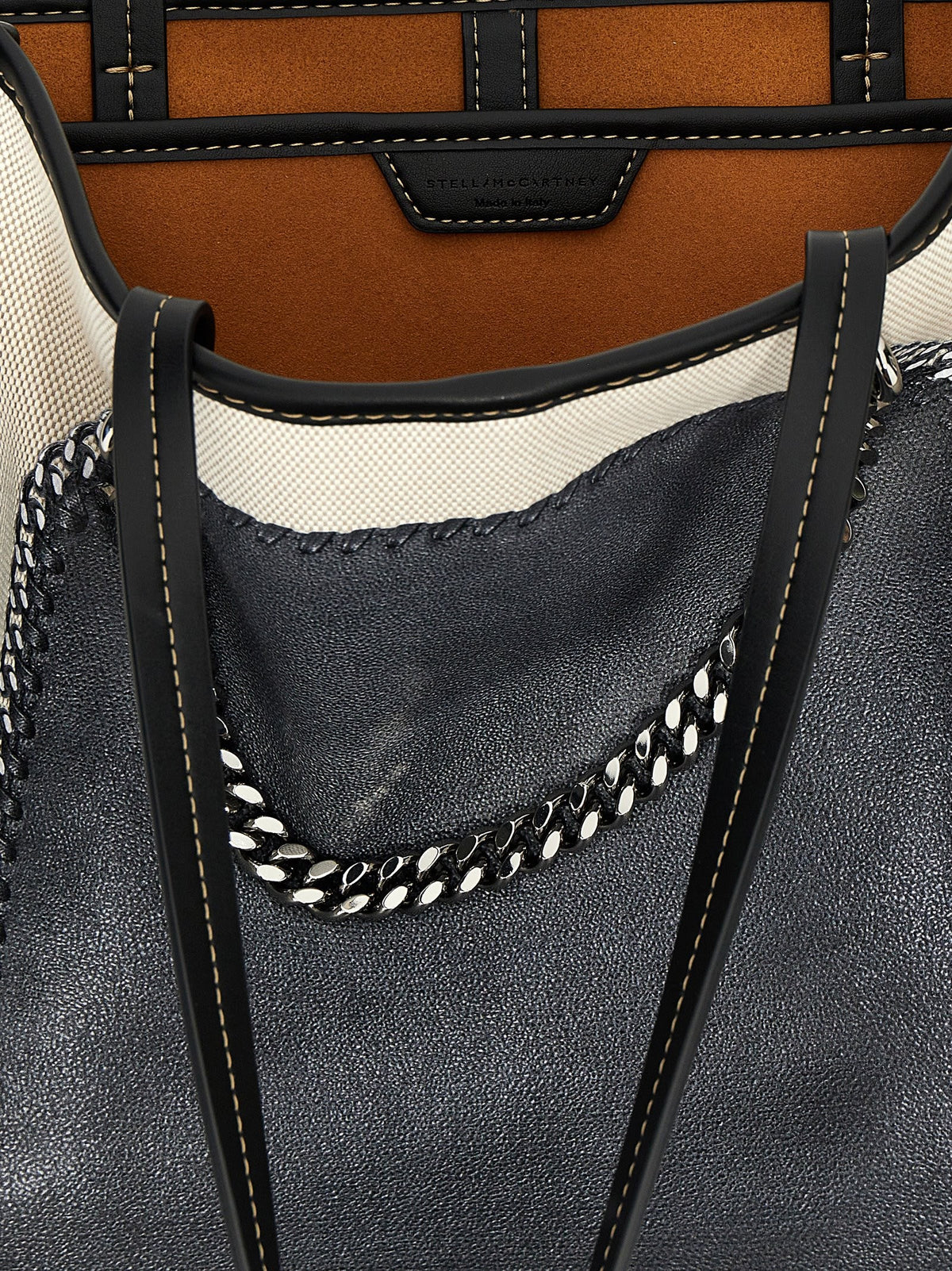 stella mccartney - 'Trompe L'Oeil Print On' shopping bag