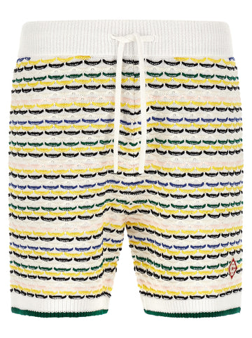 CASABLANCA - 'Tuck Stitch' bermuda shorts