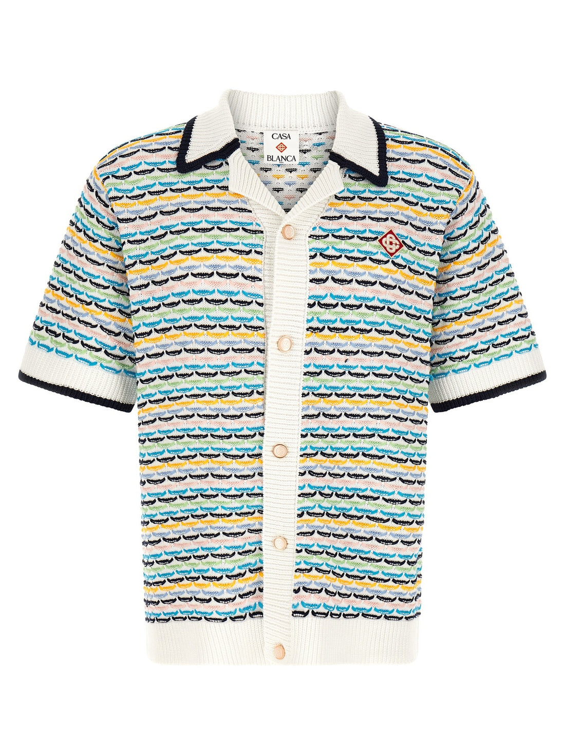 CASABLANCA - 'Tuck Stitch' shirt MULTICOLOR