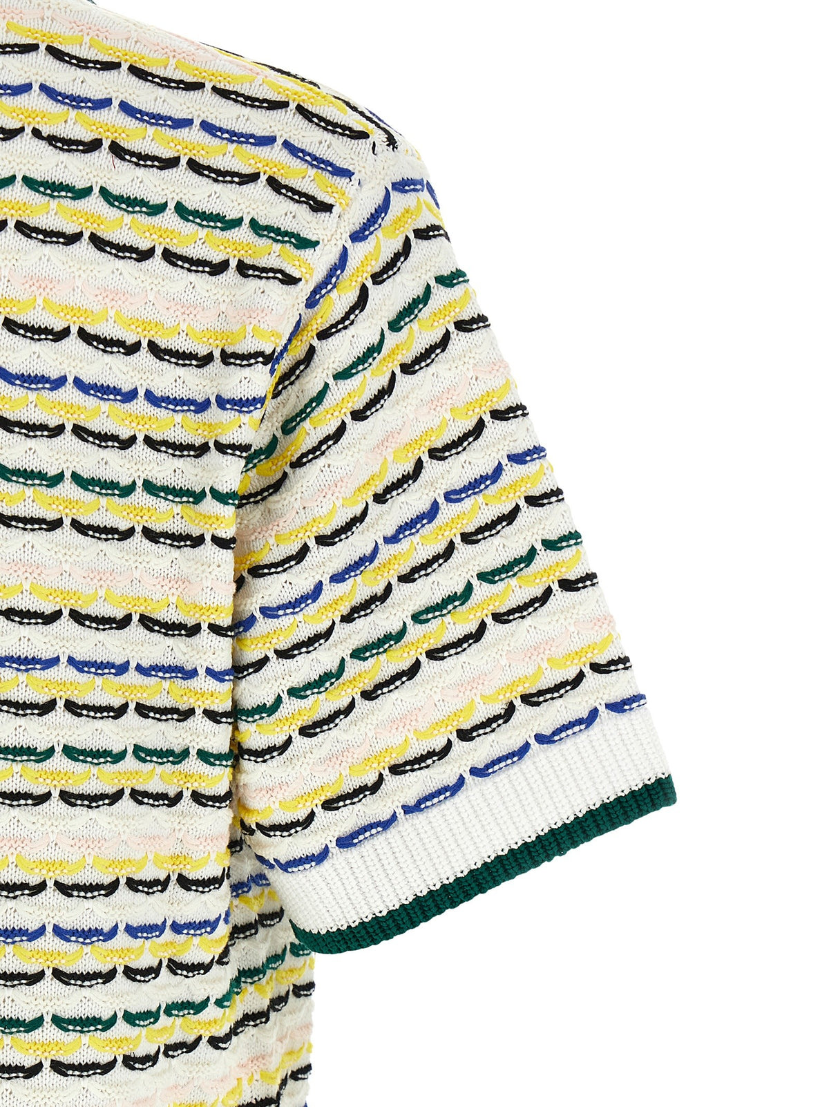 CASABLANCA - 'Tuck Stitch Short Sleeve' shirt