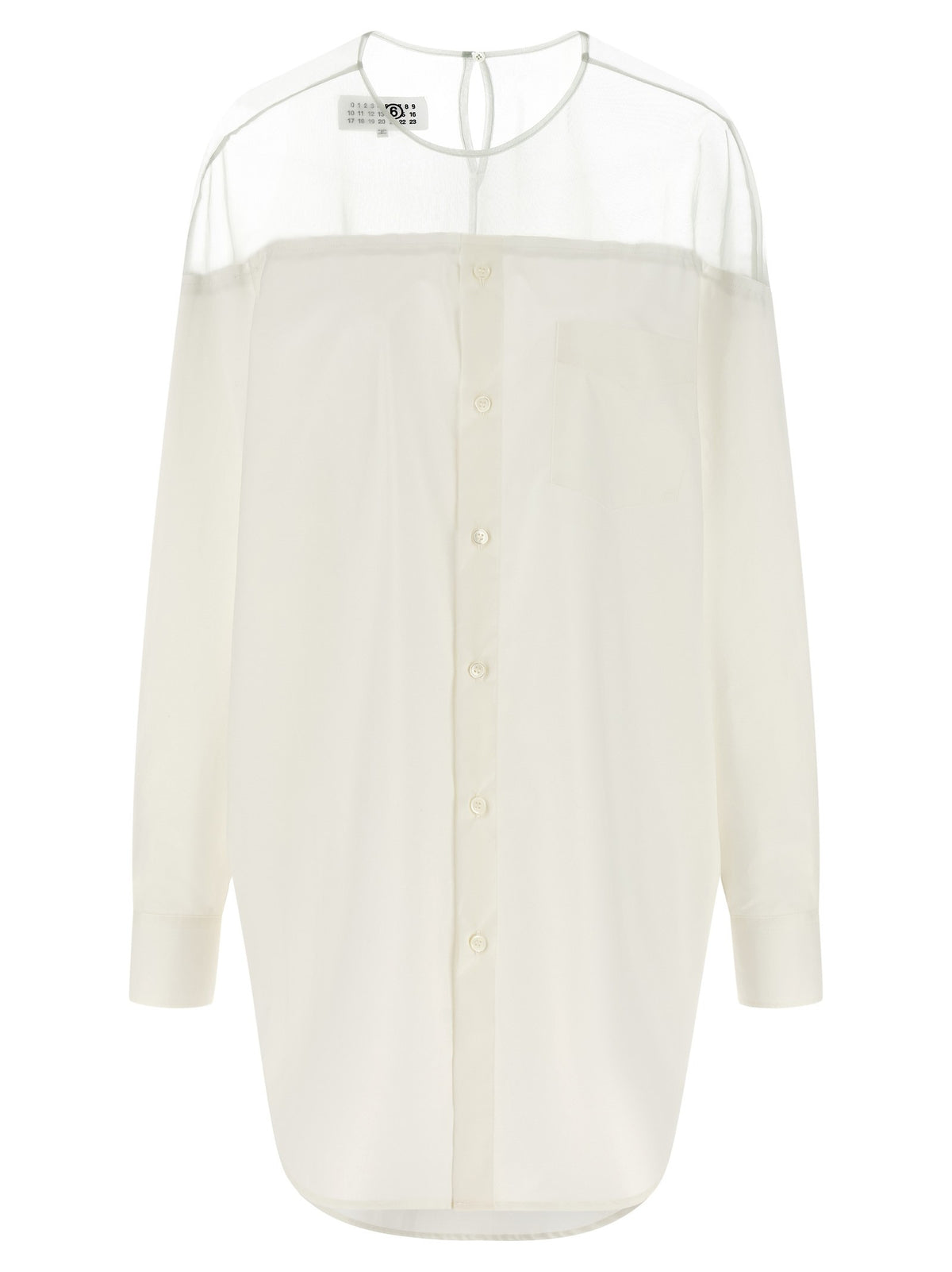 MM6 MAISON MARGIELA - Tulle insert shirt