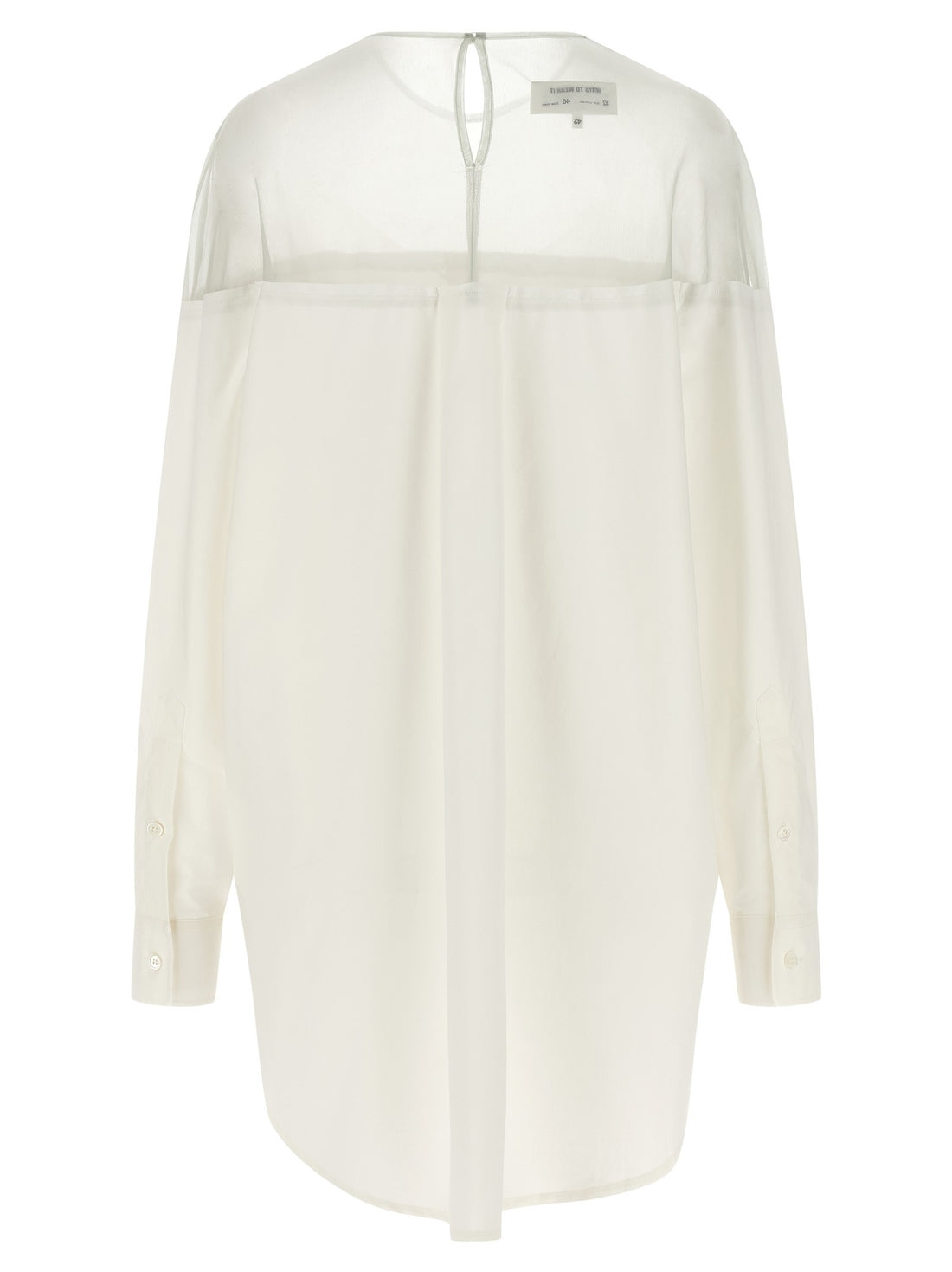 MM6 MAISON MARGIELA - Tulle insert shirt