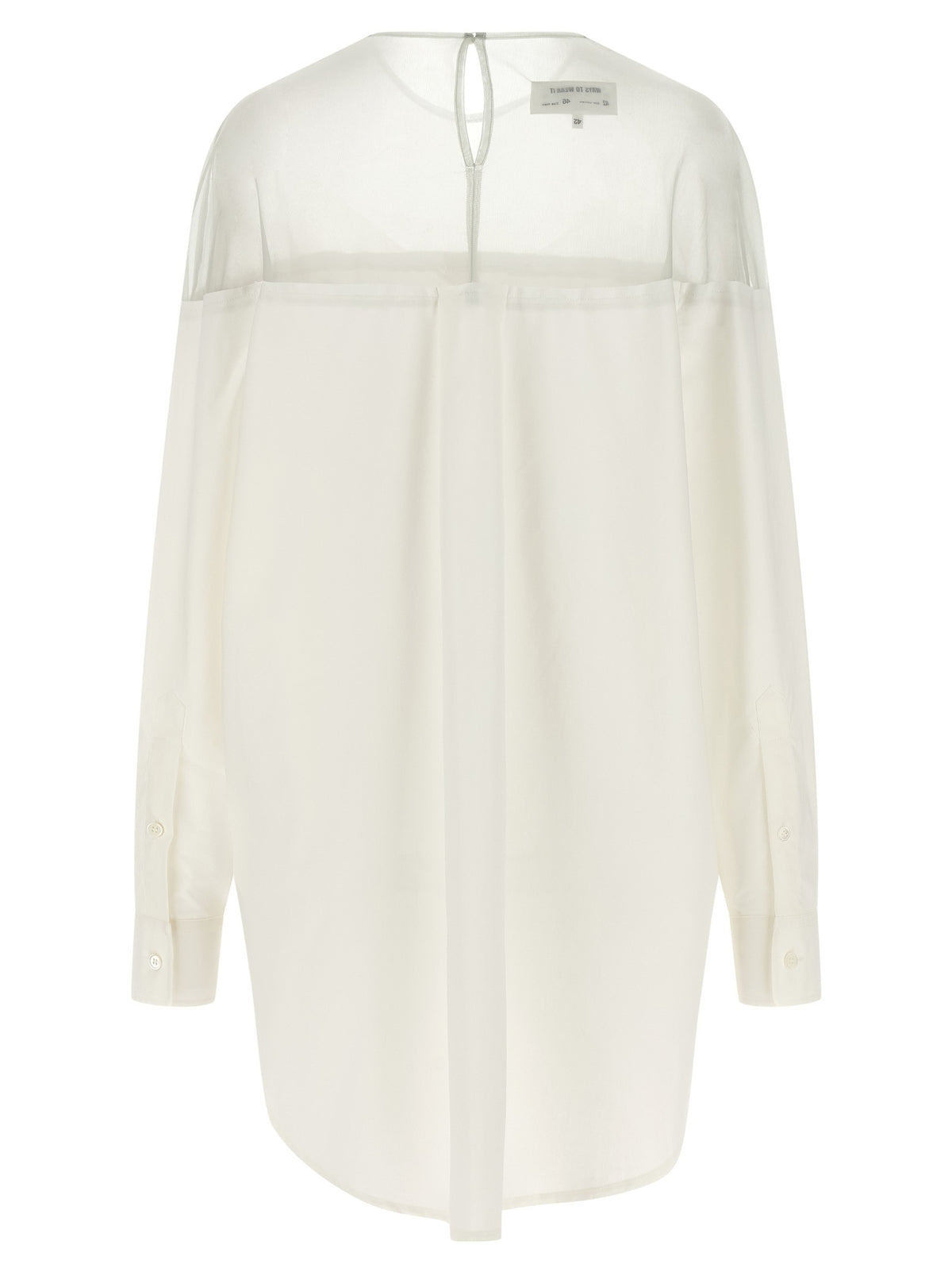 MM6 MAISON MARGIELA - Tulle insert shirt