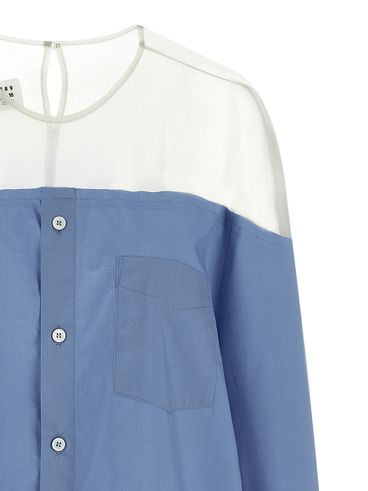 MM6 MAISON MARGIELA - Tulle insert shirt tulle-insert-shirt_7e74a082-bd29-41a6-99a8-85b4684928fc