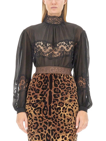 Dolce & Gabbana - TURTLENECK BLOUSE turtleneck-blouse_16673dc9-f7ee-4bfa-8132-19a9b77a55c6