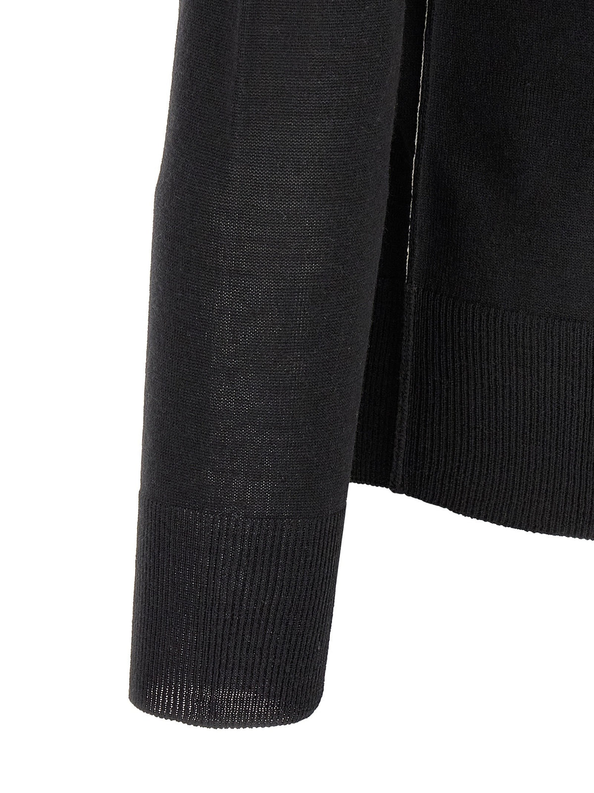 MM6 MAISON MARGIELA - Turtleneck sweater with contrast stitching