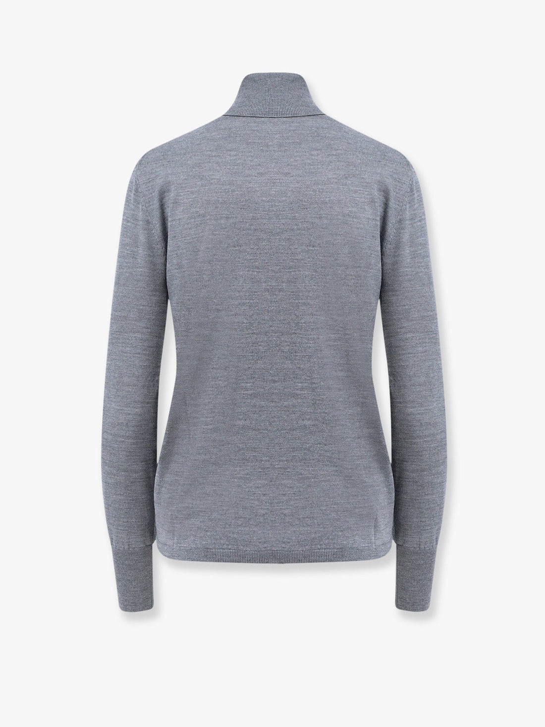 ASPESI - Turtleneck virgin wool sweater Grey