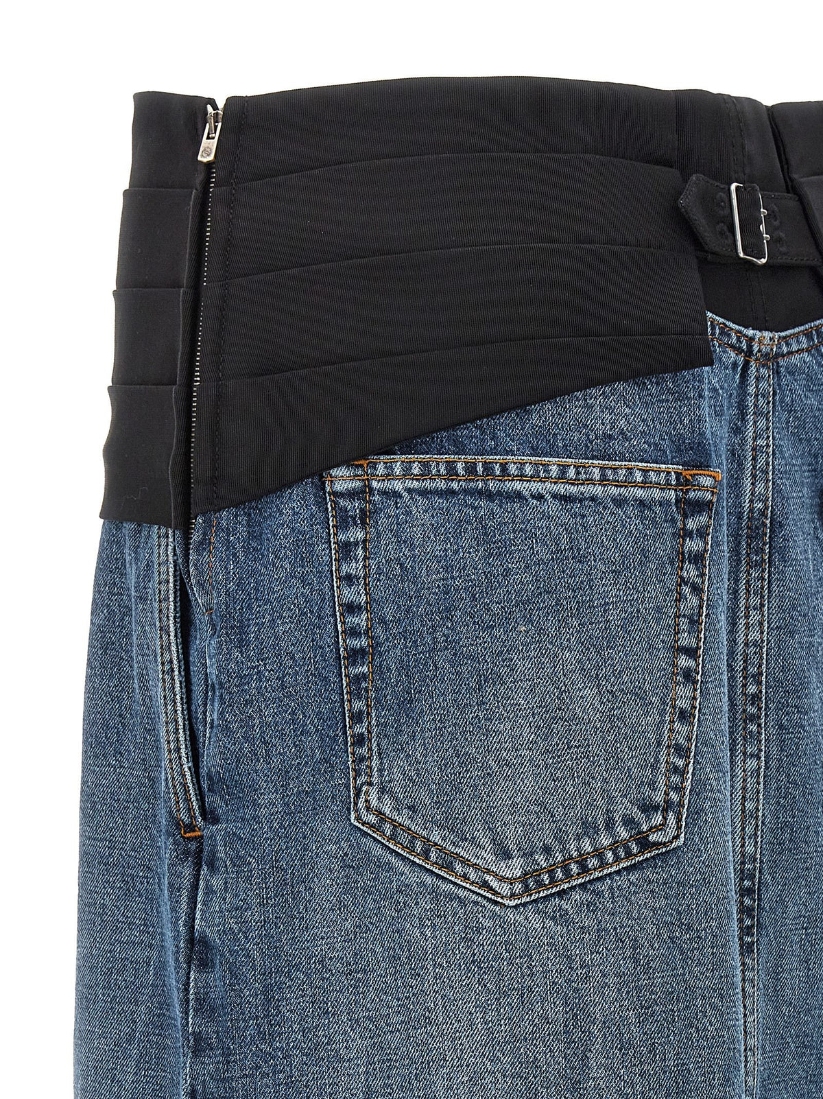 stella mccartney - Tuxedo band skirt
