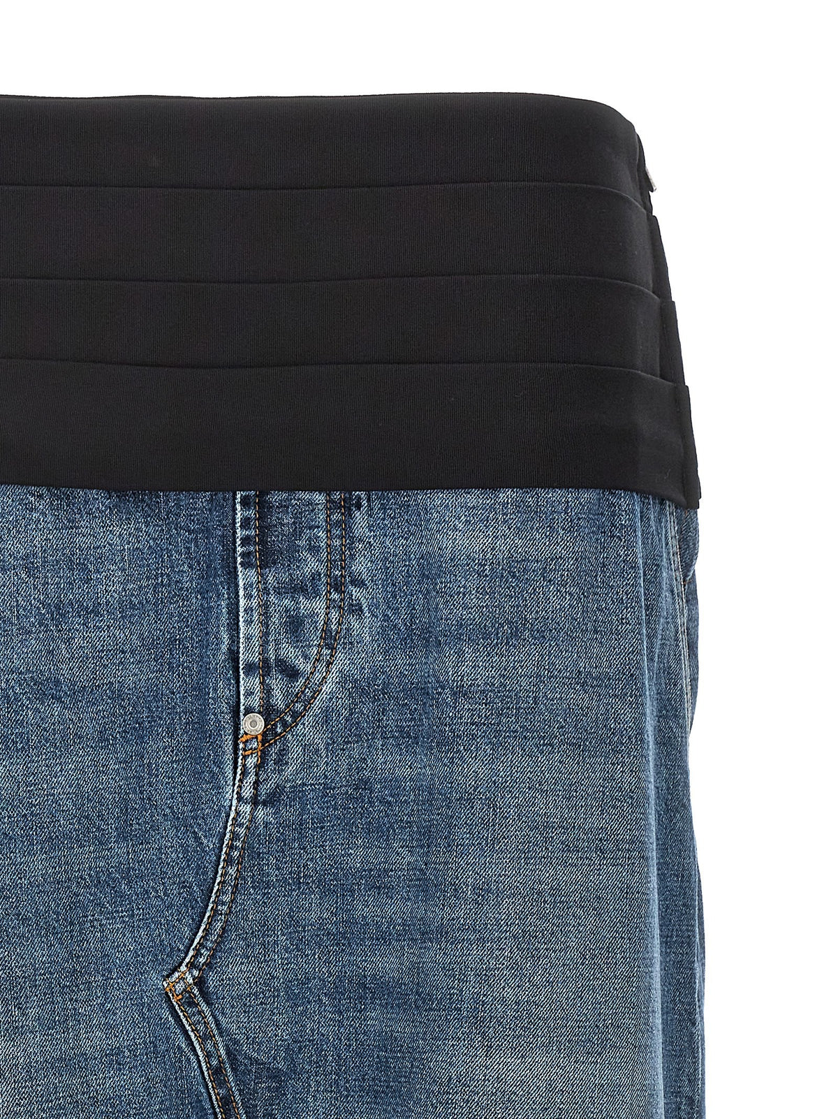 stella mccartney - Tuxedo band skirt