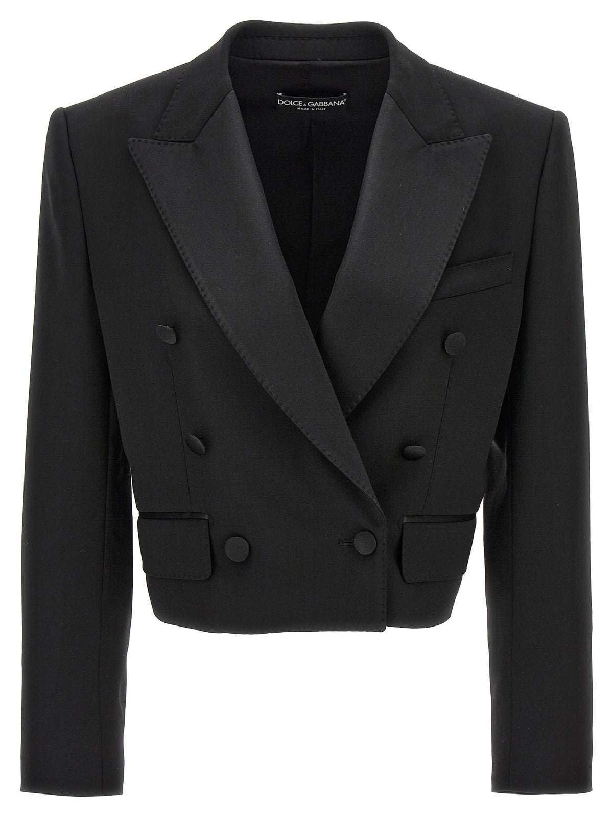 Dolce & Gabbana - 'Tuxedo' crop blazer