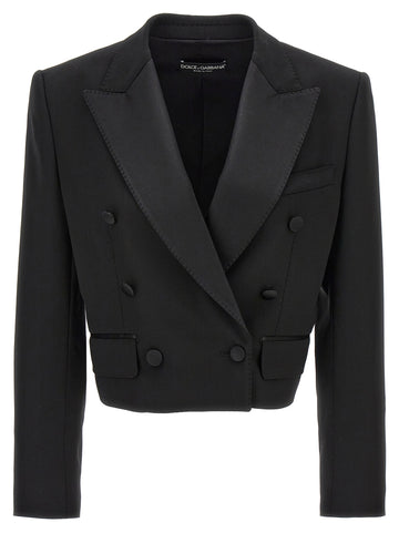 Dolce & Gabbana - 'Tuxedo' crop blazer