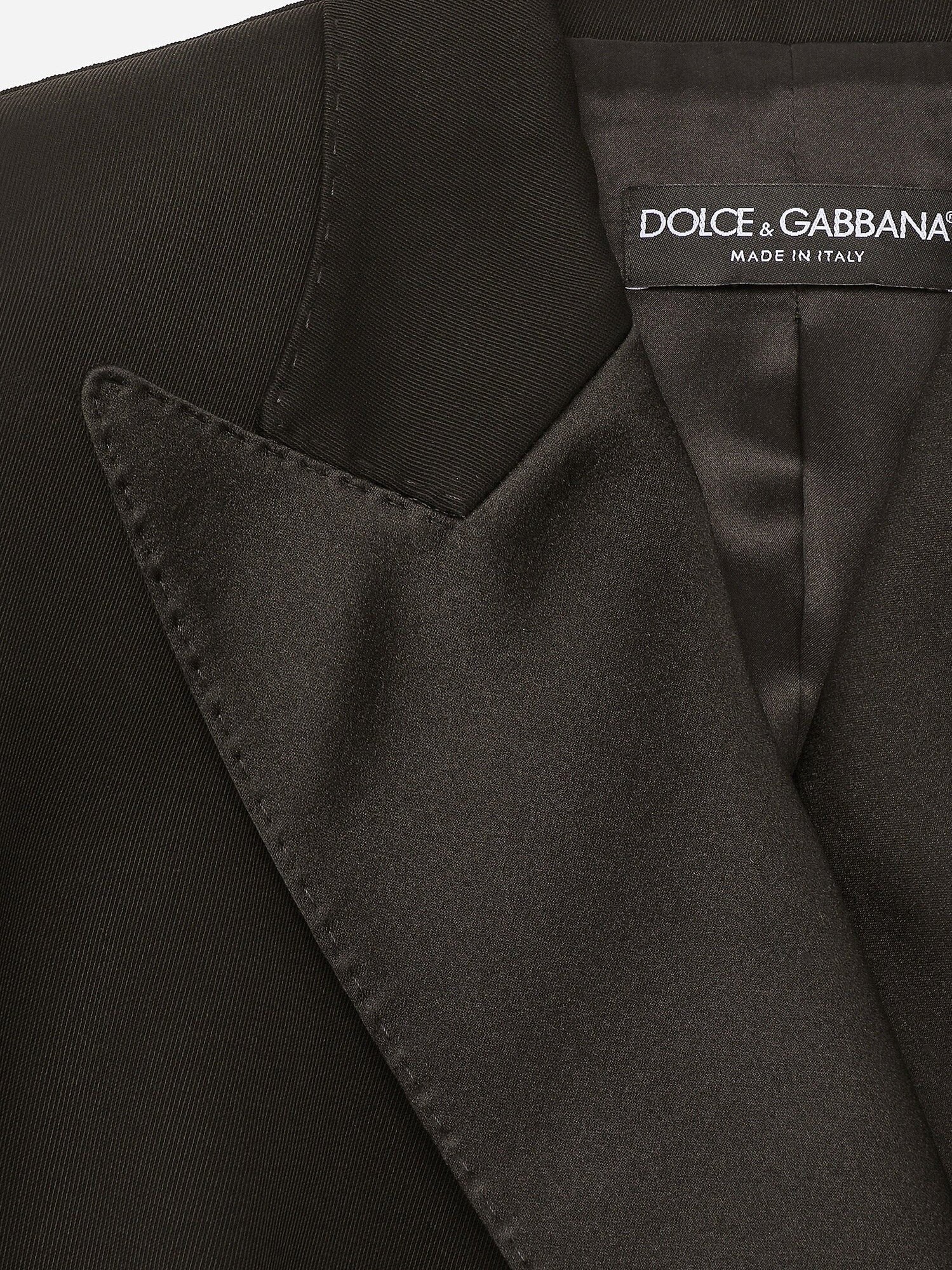 Dolce & Gabbana - Tuxedo virgin wool and silk blazer