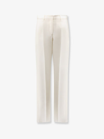 Tuxedo wool and silk trousers