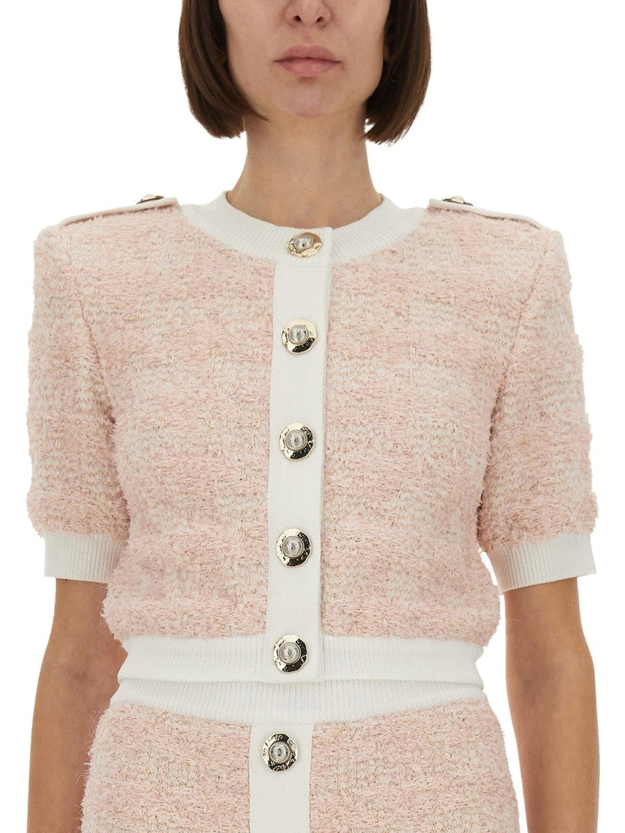 Balmain - TWEED CARDIGAN