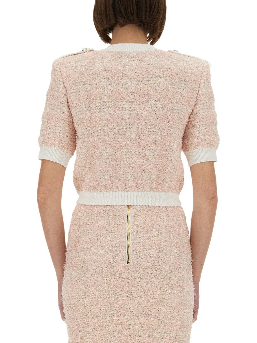 Balmain - TWEED CARDIGAN